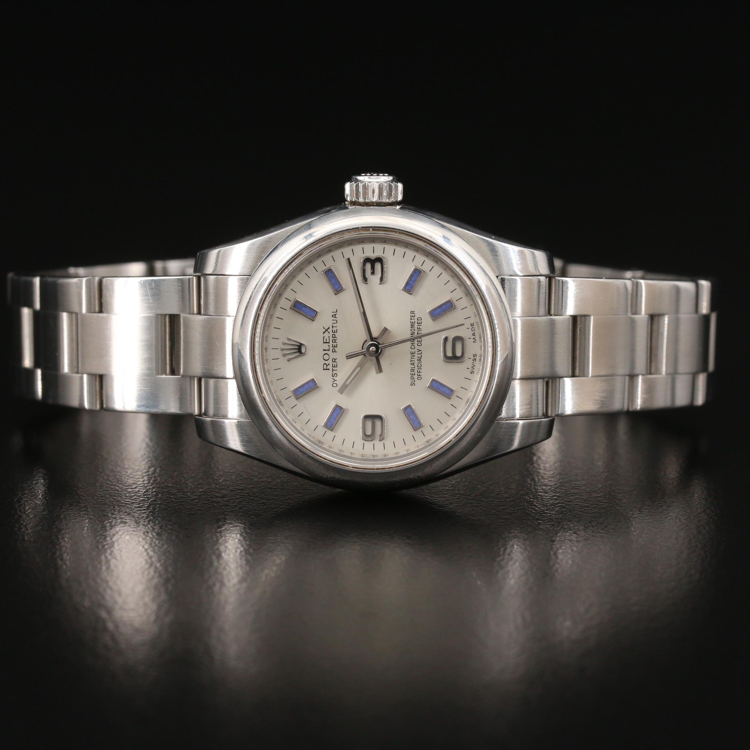 2007 Rolex Oyster Perpetual 176200 Stainless Steel Automatic Watch