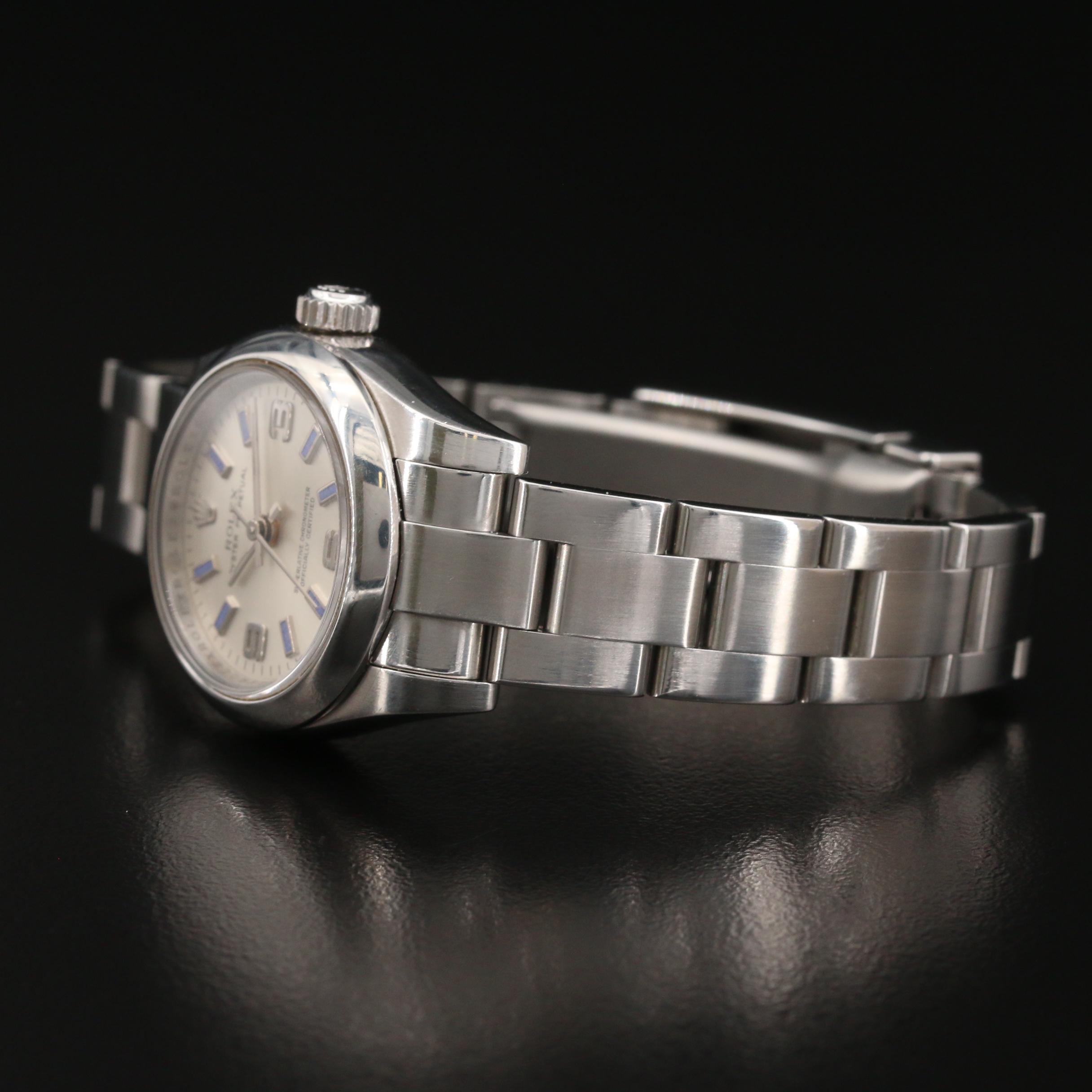 2007 Rolex Oyster Perpetual 176200 Stainless Steel Automatic Watch