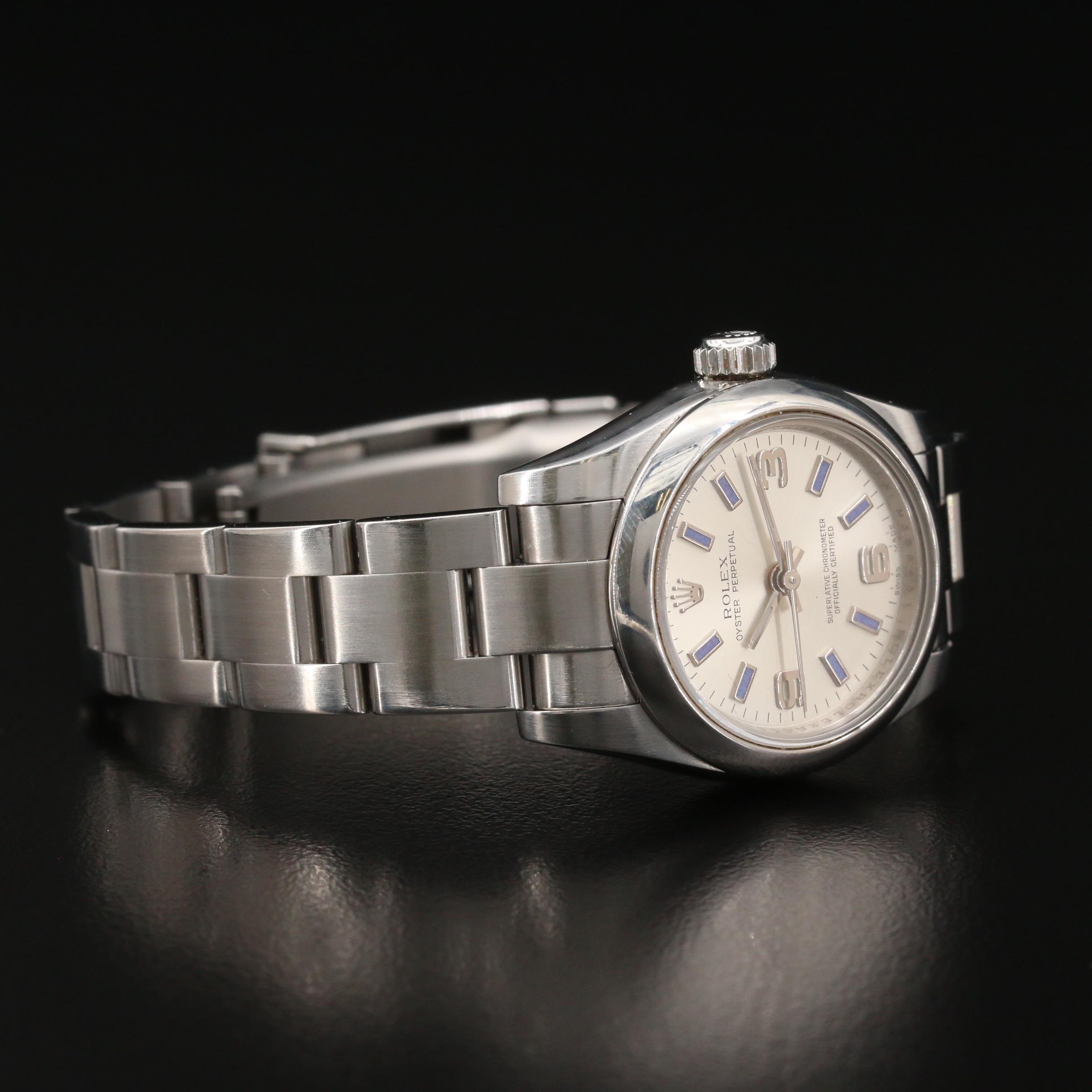 2007 Rolex Oyster Perpetual 176200 Stainless Steel Automatic Watch