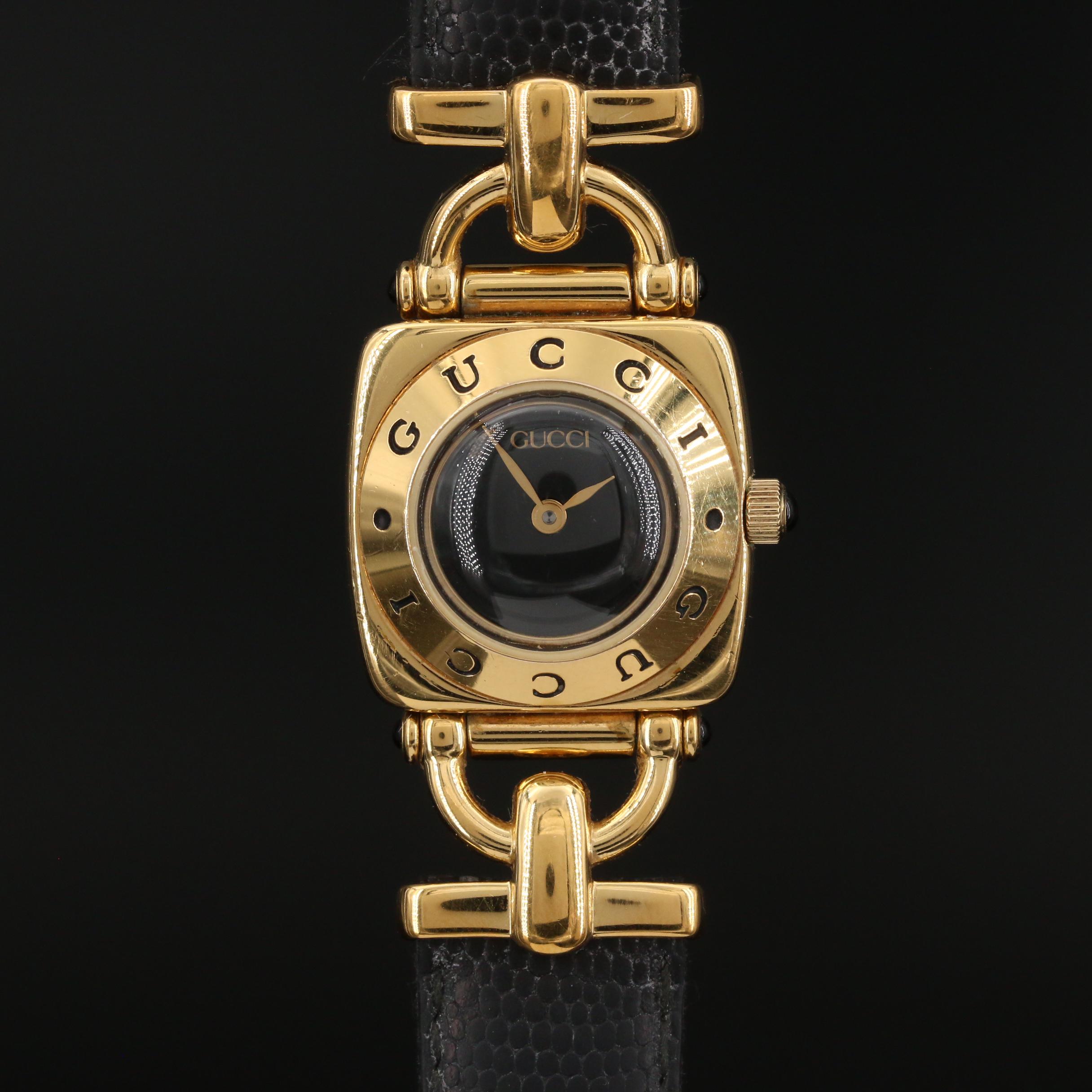 Gucci 6300L Gold Plated Quartz Watch