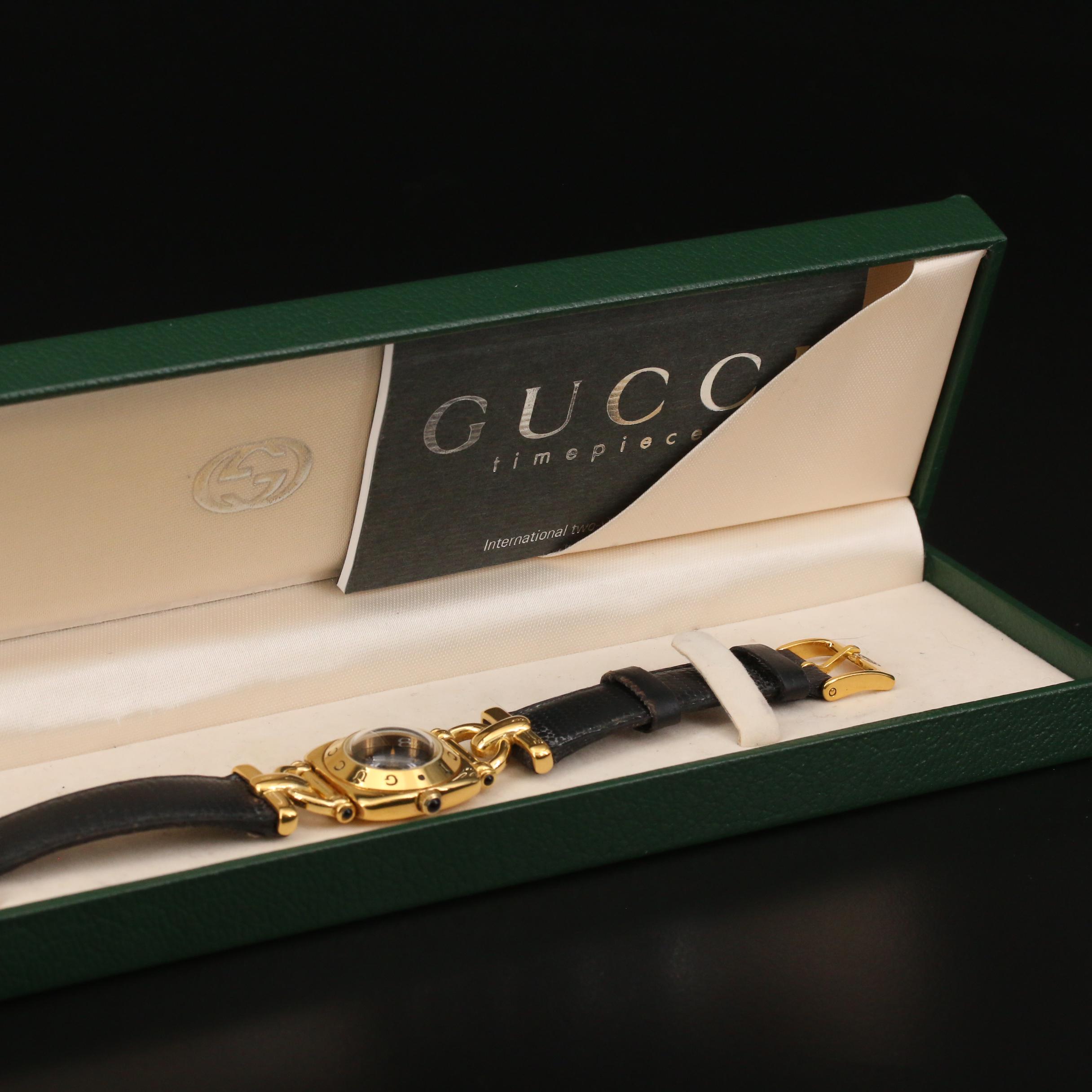 Gucci 6300L Gold Plated Quartz Watch