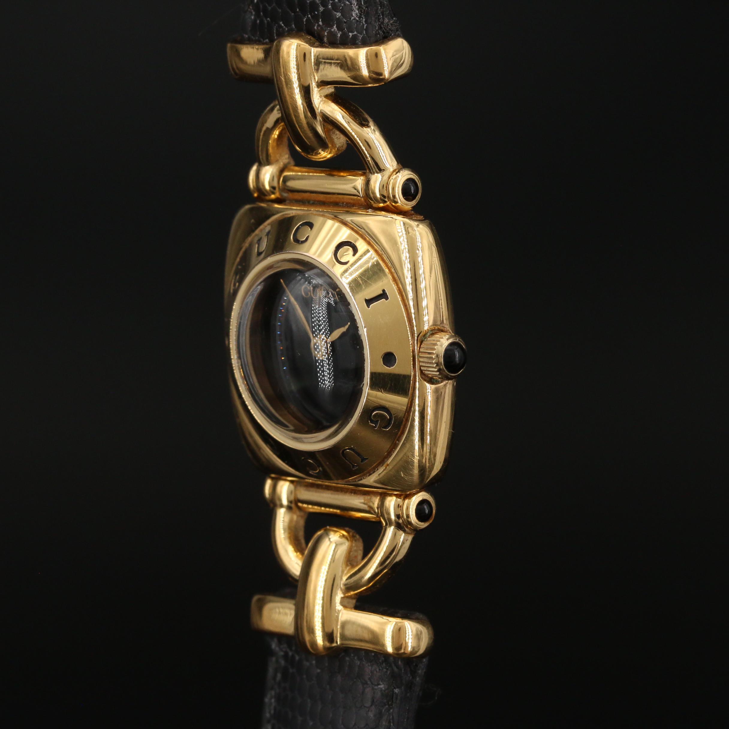 Gucci 6300L Gold Plated Quartz Watch