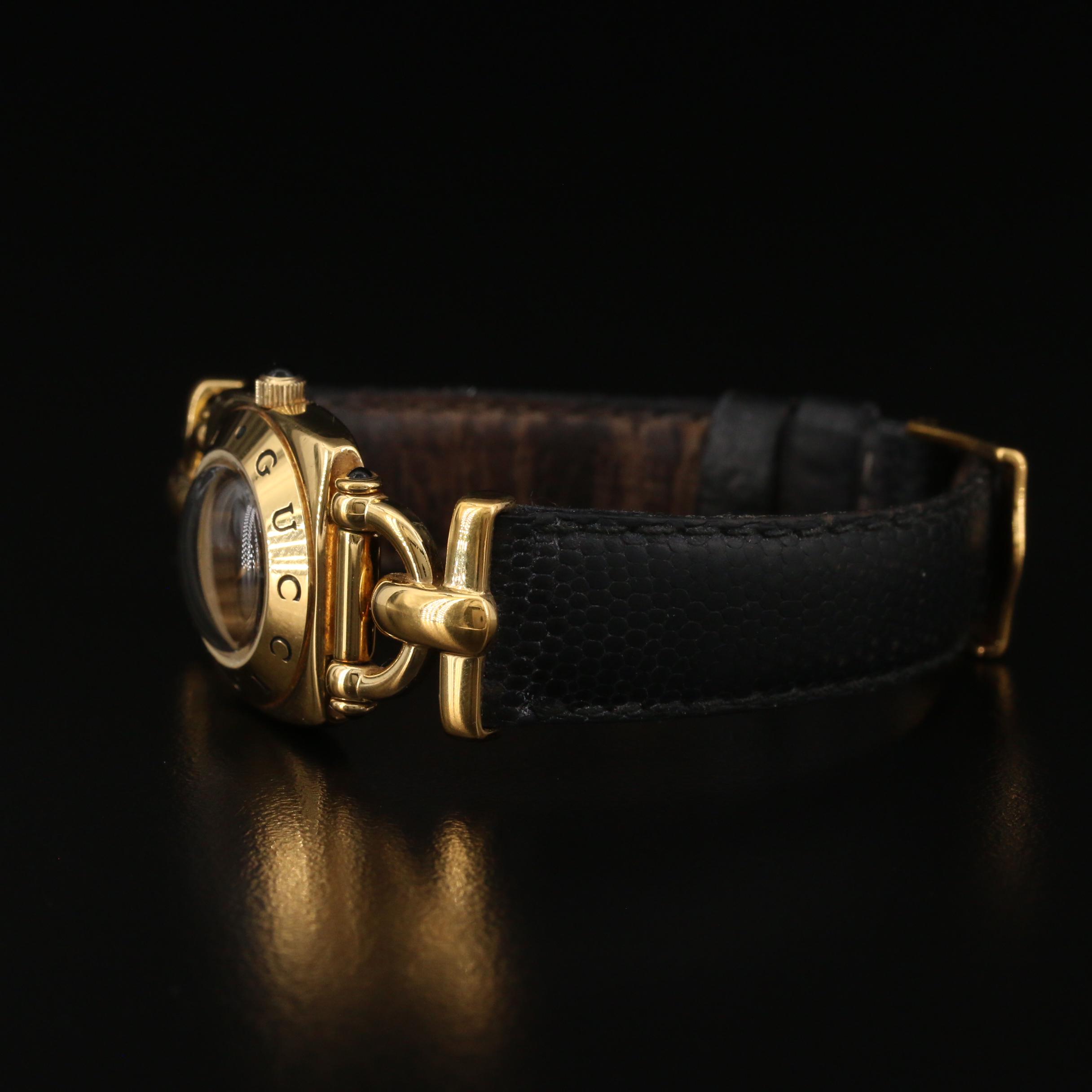 Gucci 6300L Gold Plated Quartz Watch