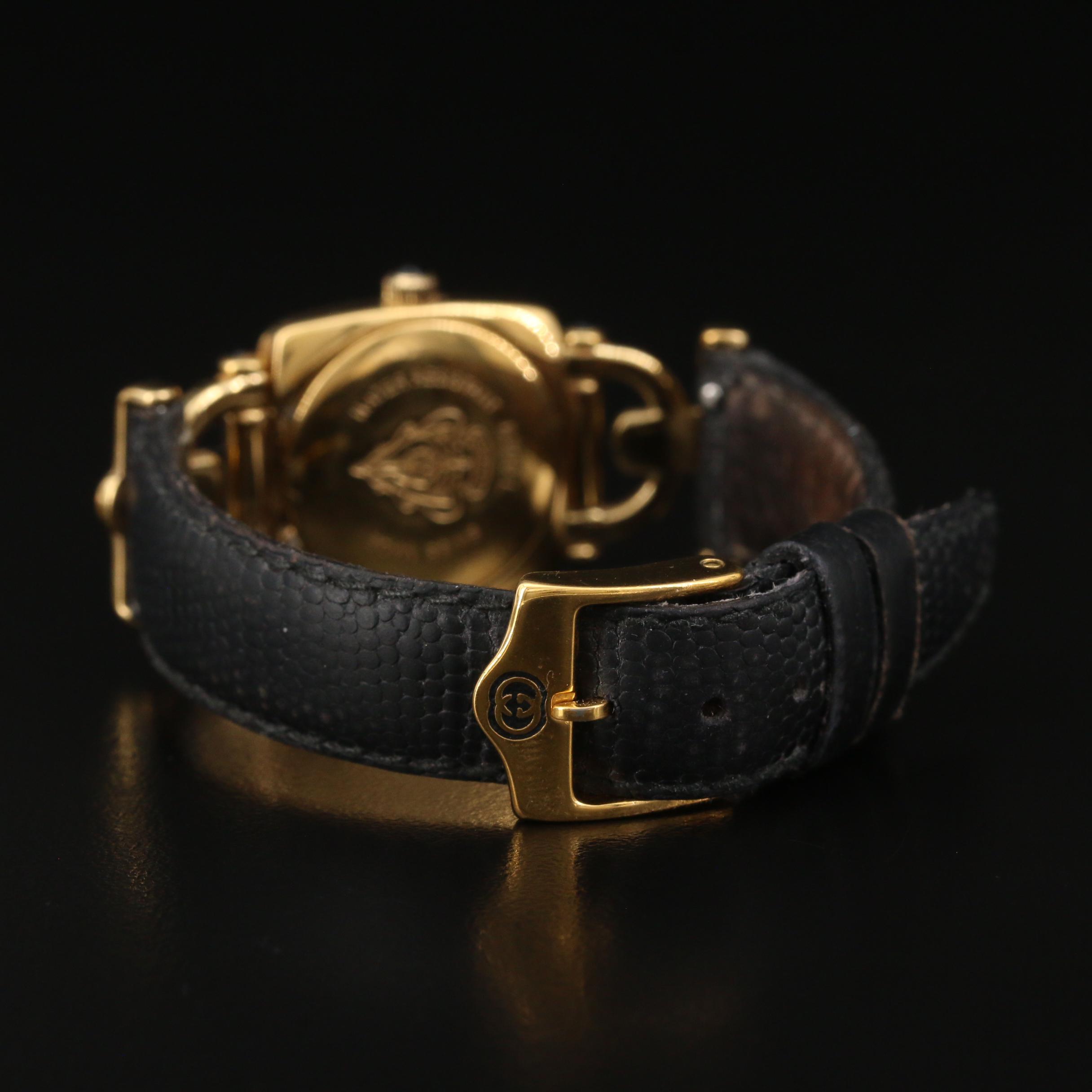 Gucci 6300L Gold Plated Quartz Watch