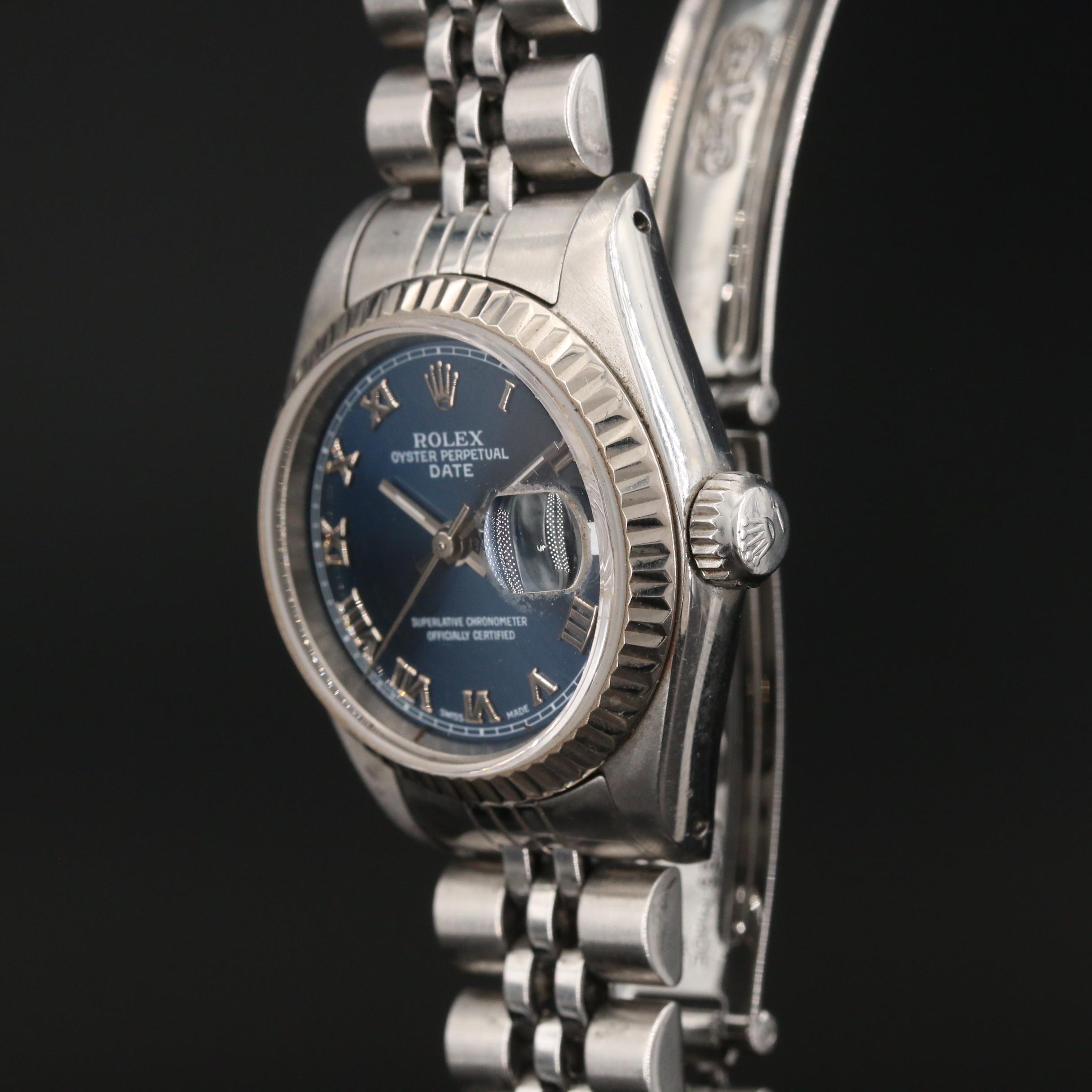 1989 Rolex Oyster Perpetual 18K and Stainless Steel Automatic Watch