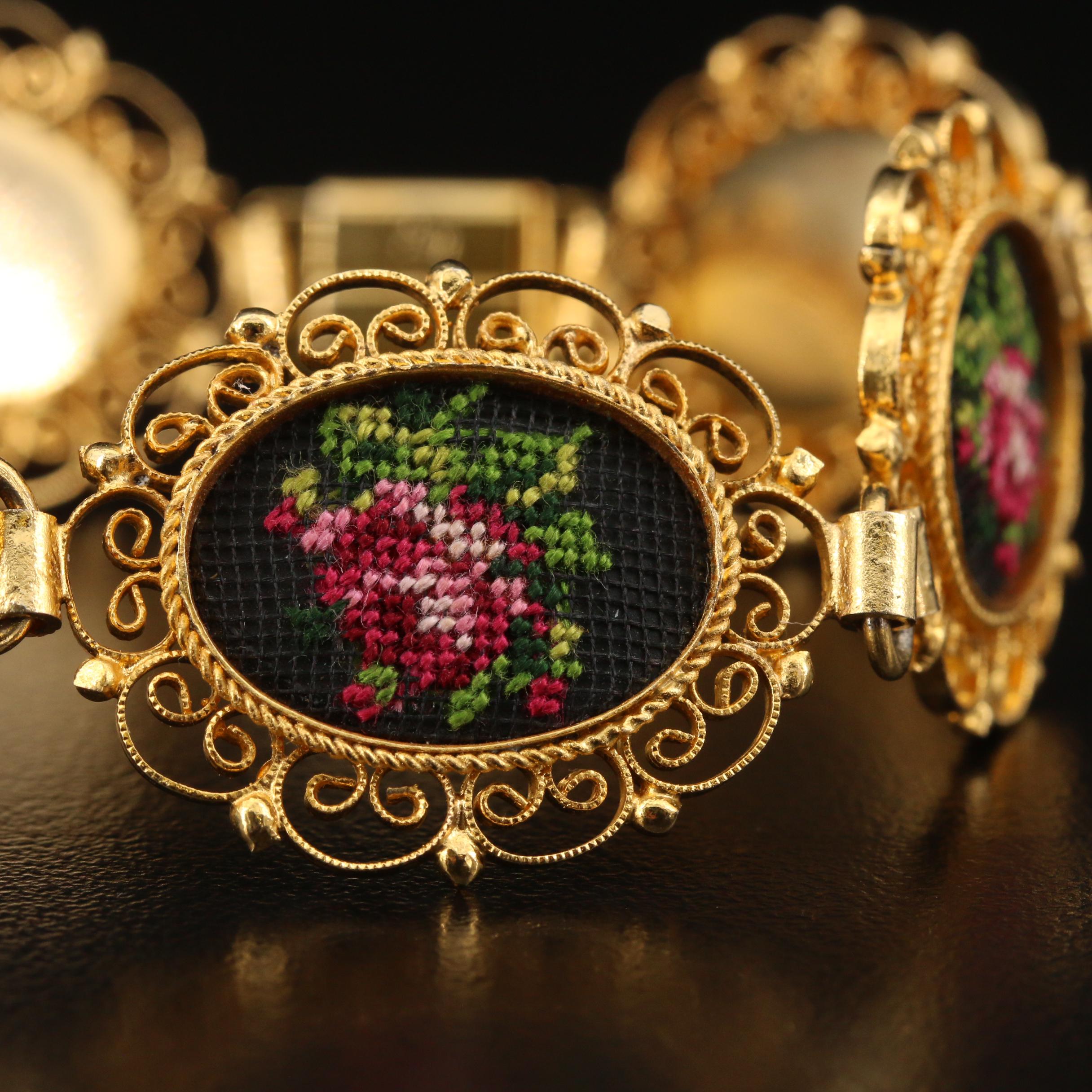 Jewelry Including Soapstone and Glass Featuring Austrian Petit Point Bracelet