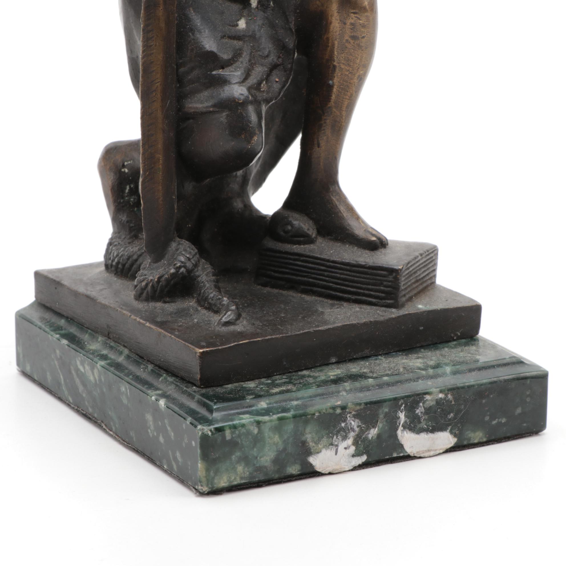 Palama Blind Lady Justice Bronze Statue with Pocket Watch