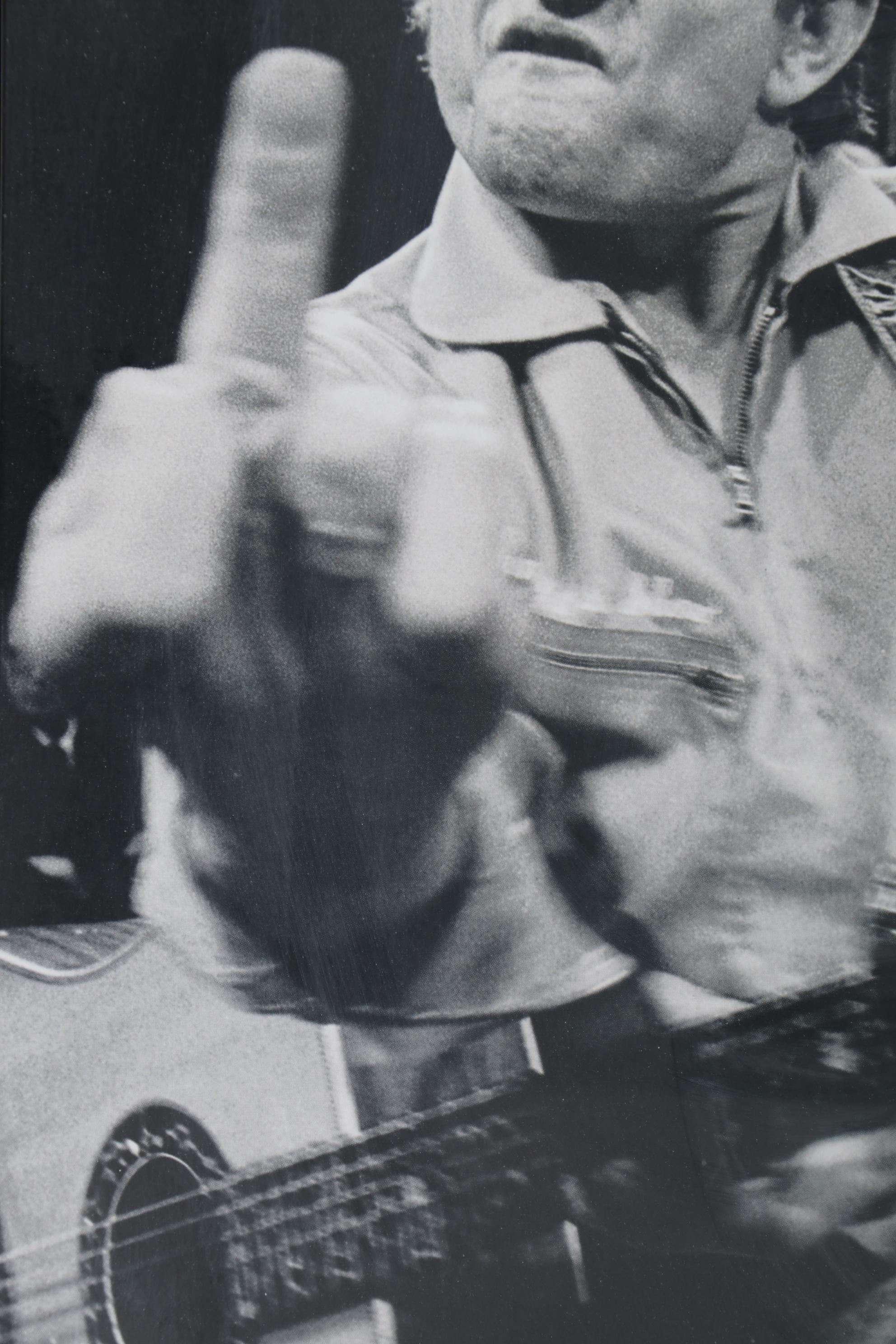 Offset Lithograph Poster of Johnny Cash after Jim Marshall Photograph