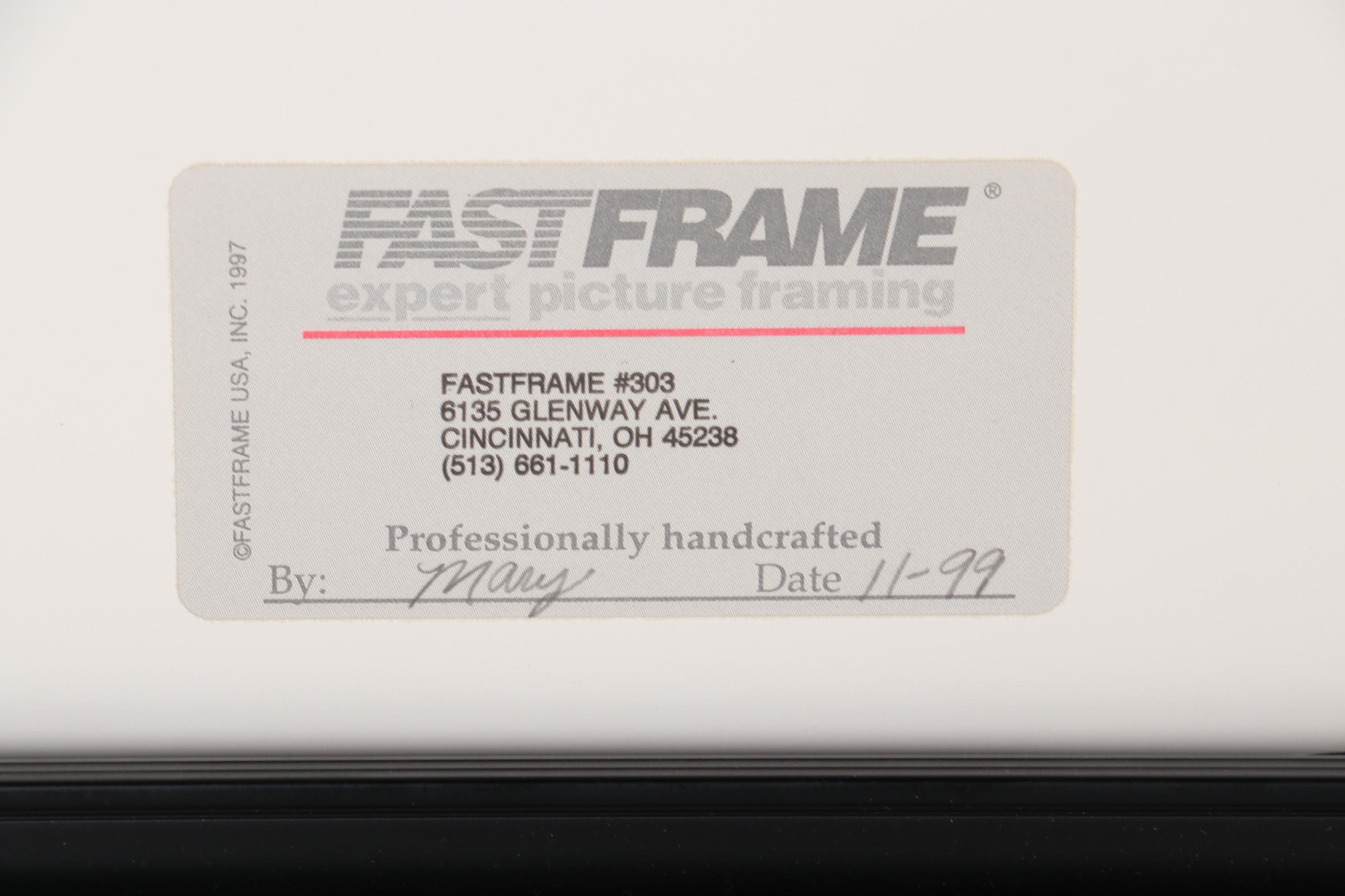 Offset Lithograph Poster of Johnny Cash after Jim Marshall Photograph