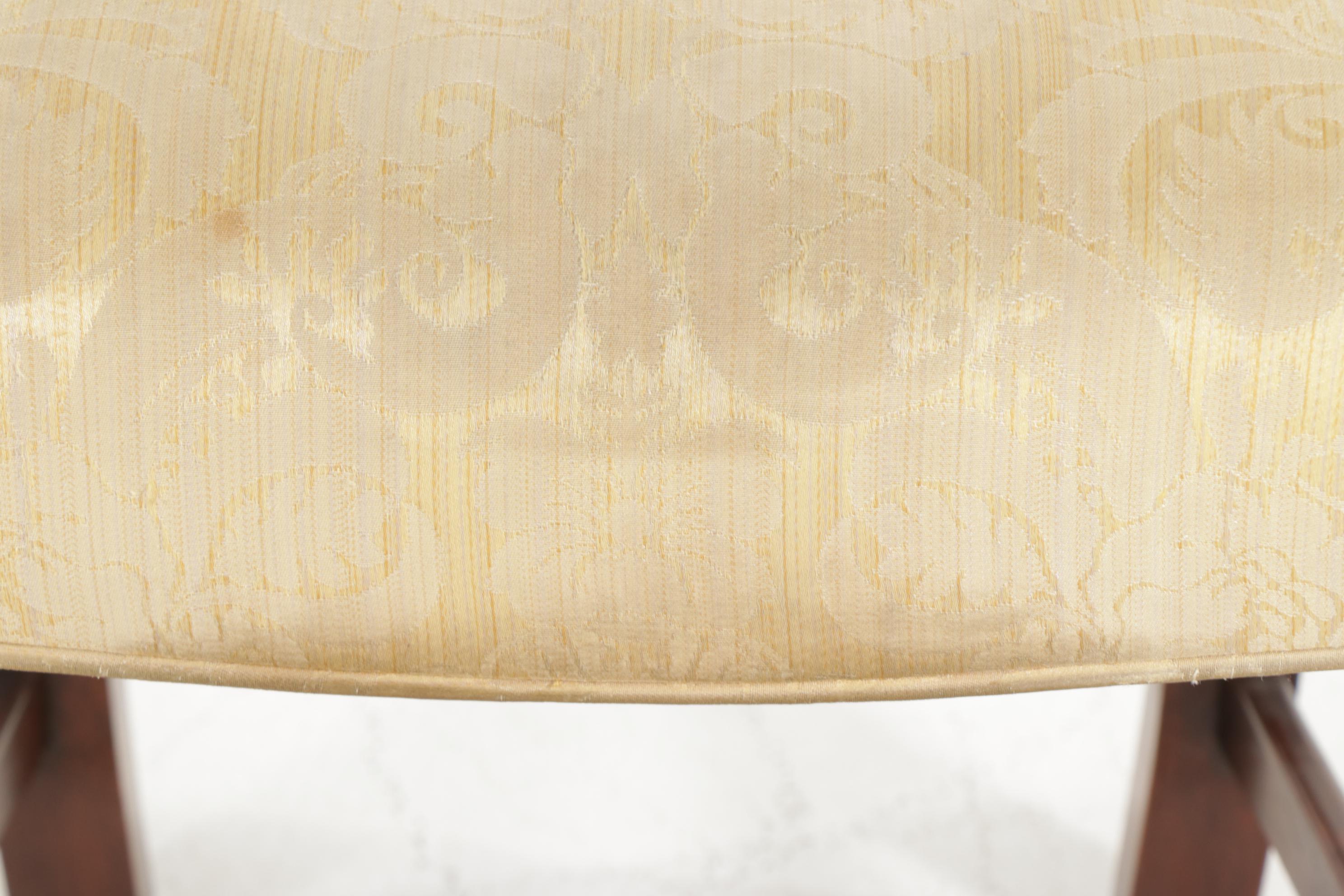 Kindel Mahogany Chippendale Style Dining Chairs, Late 20th Century