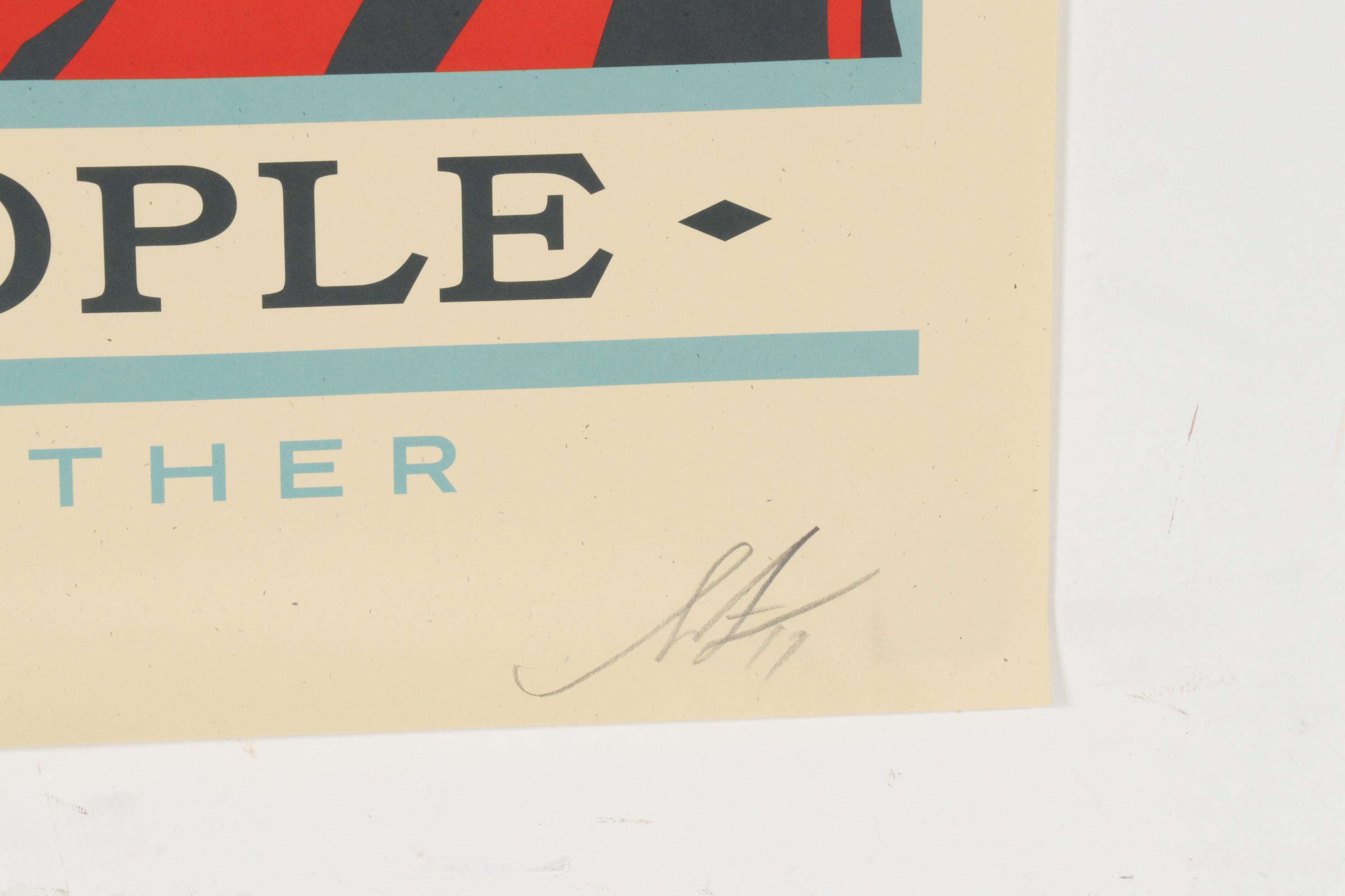 Shepard Fairey Offset Poster "We the People: Protect Each Other"