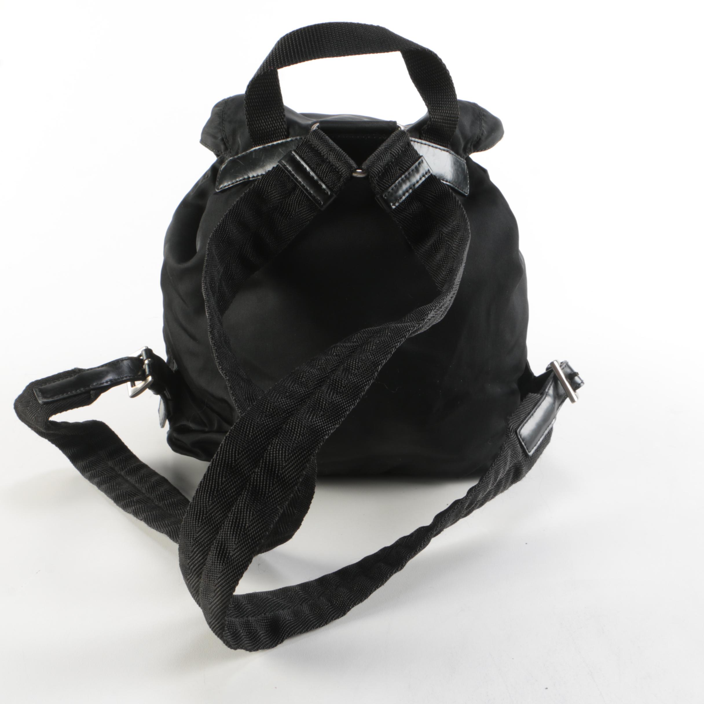 Prada Tessuto Nylon Mini Drawstring Backpack