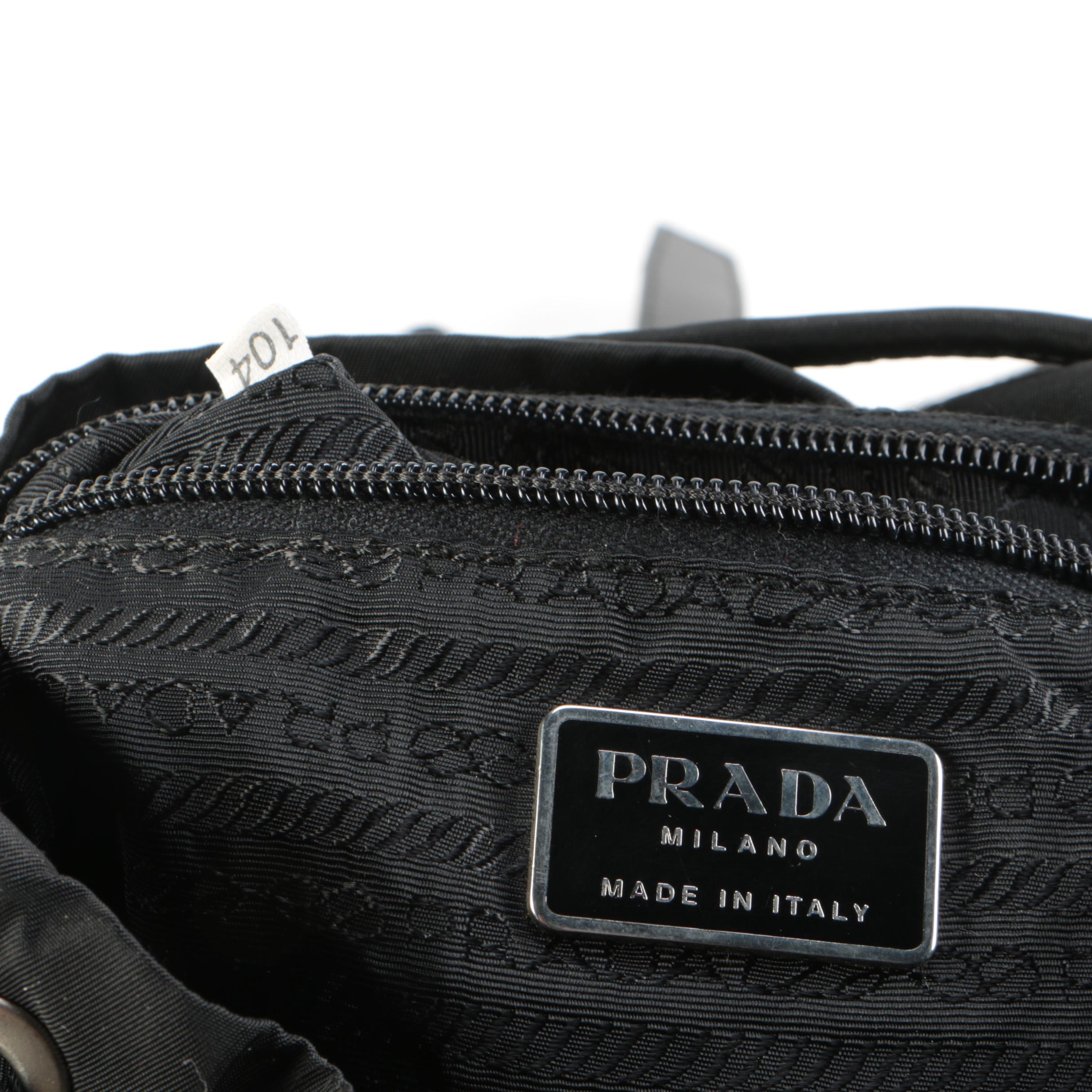 Prada Tessuto Nylon Mini Drawstring Backpack