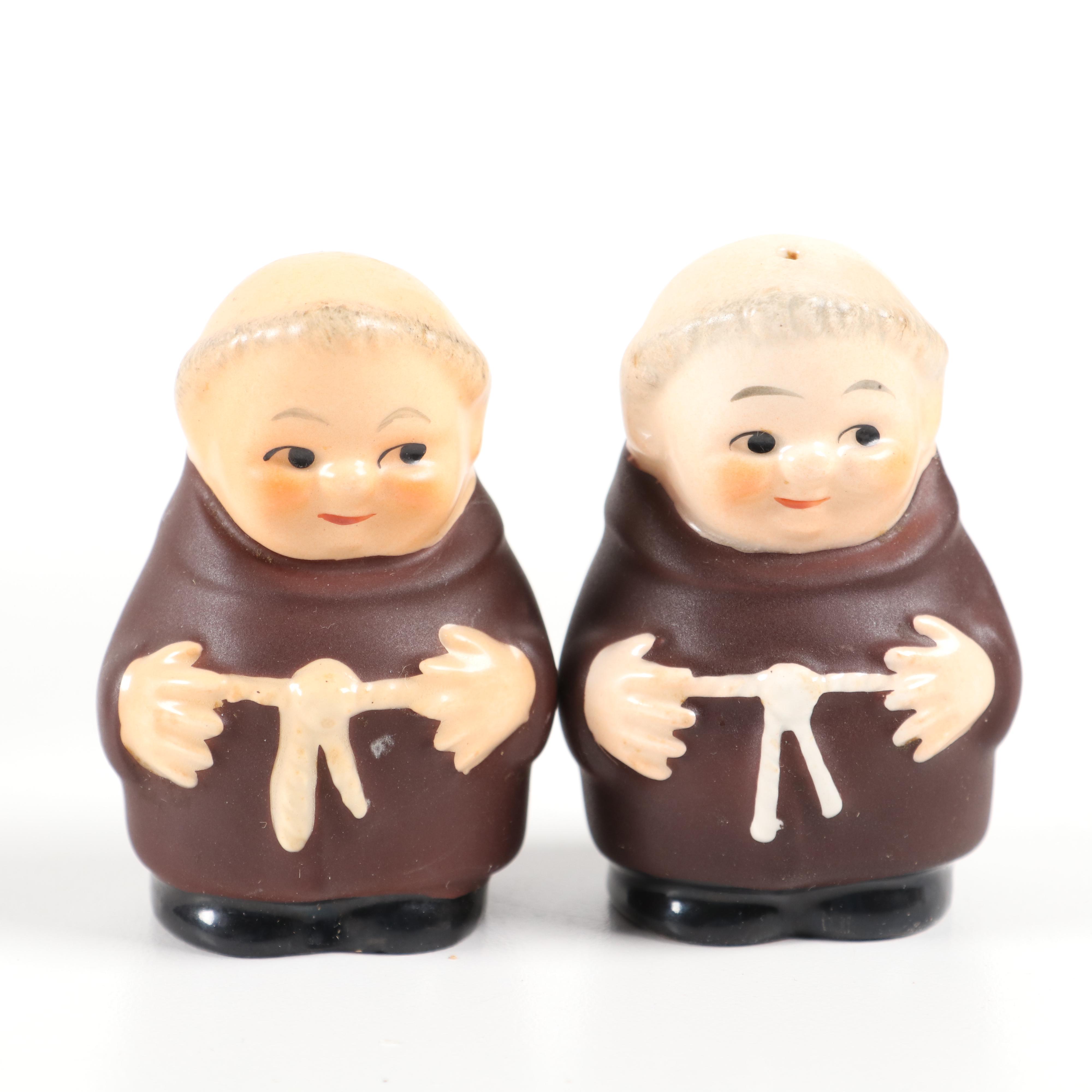 Vintage Goebel "Friar Tuck" Hummel Ceramic Serving Pieces