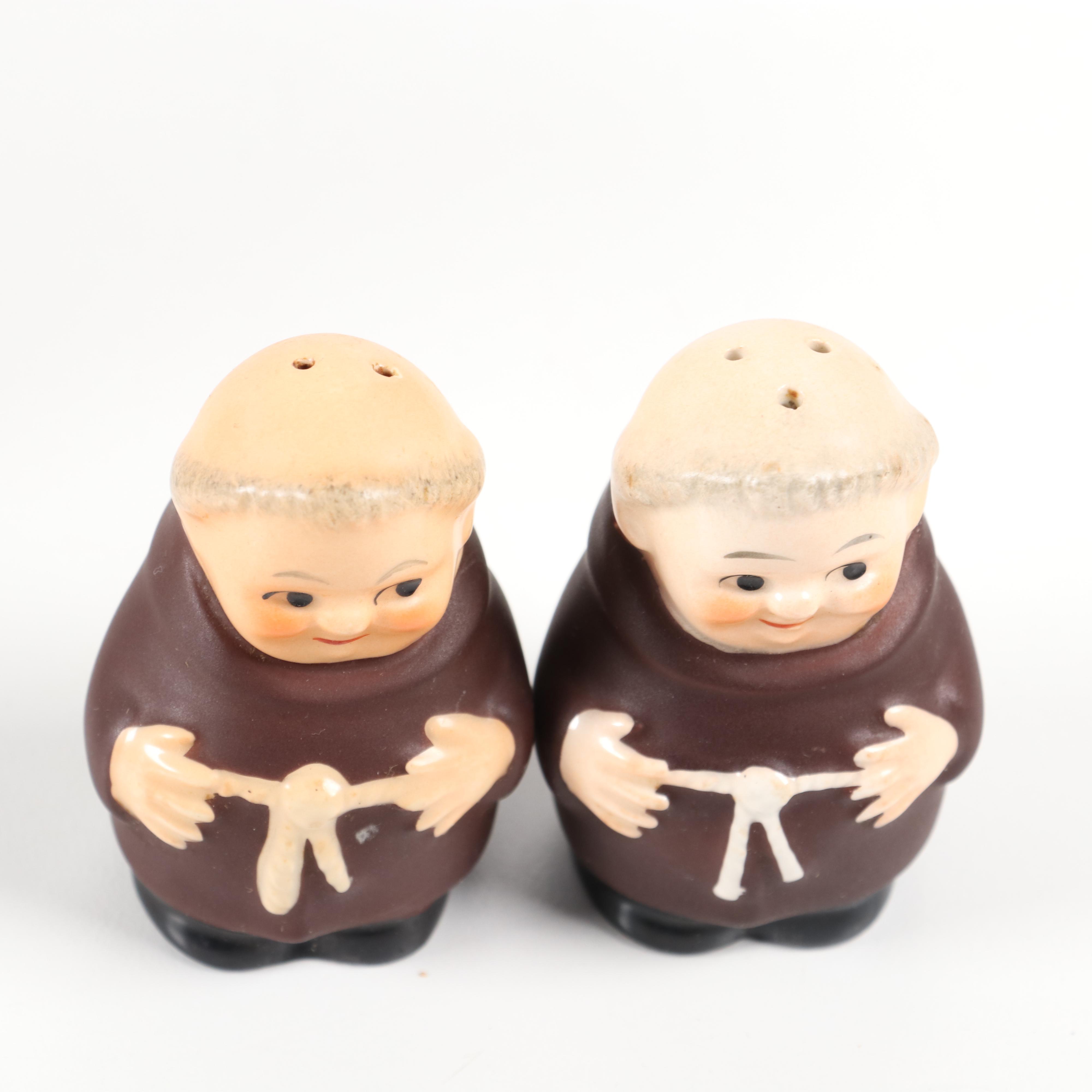 Vintage Goebel "Friar Tuck" Hummel Ceramic Serving Pieces