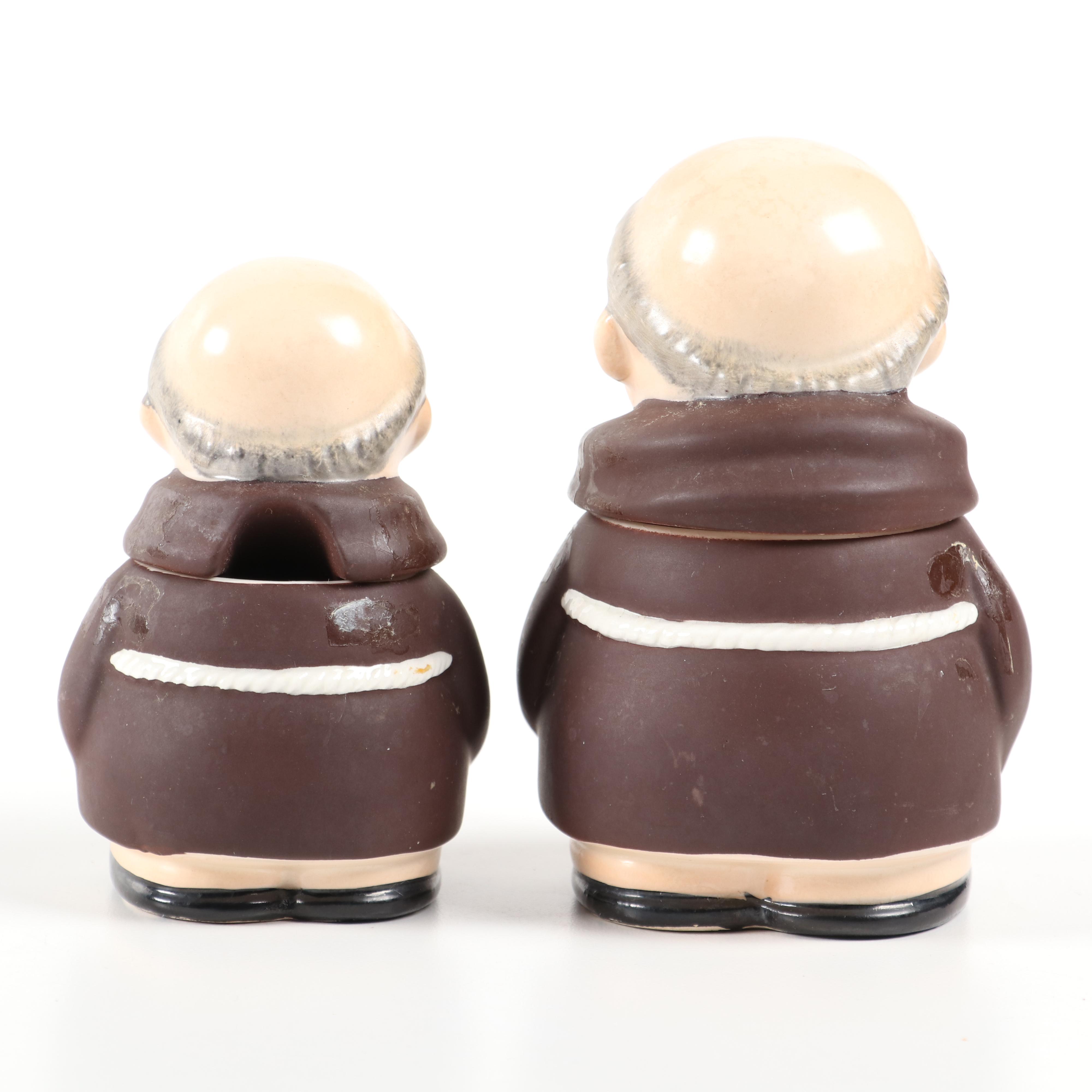 Vintage Goebel "Friar Tuck" Hummel Ceramic Serving Pieces