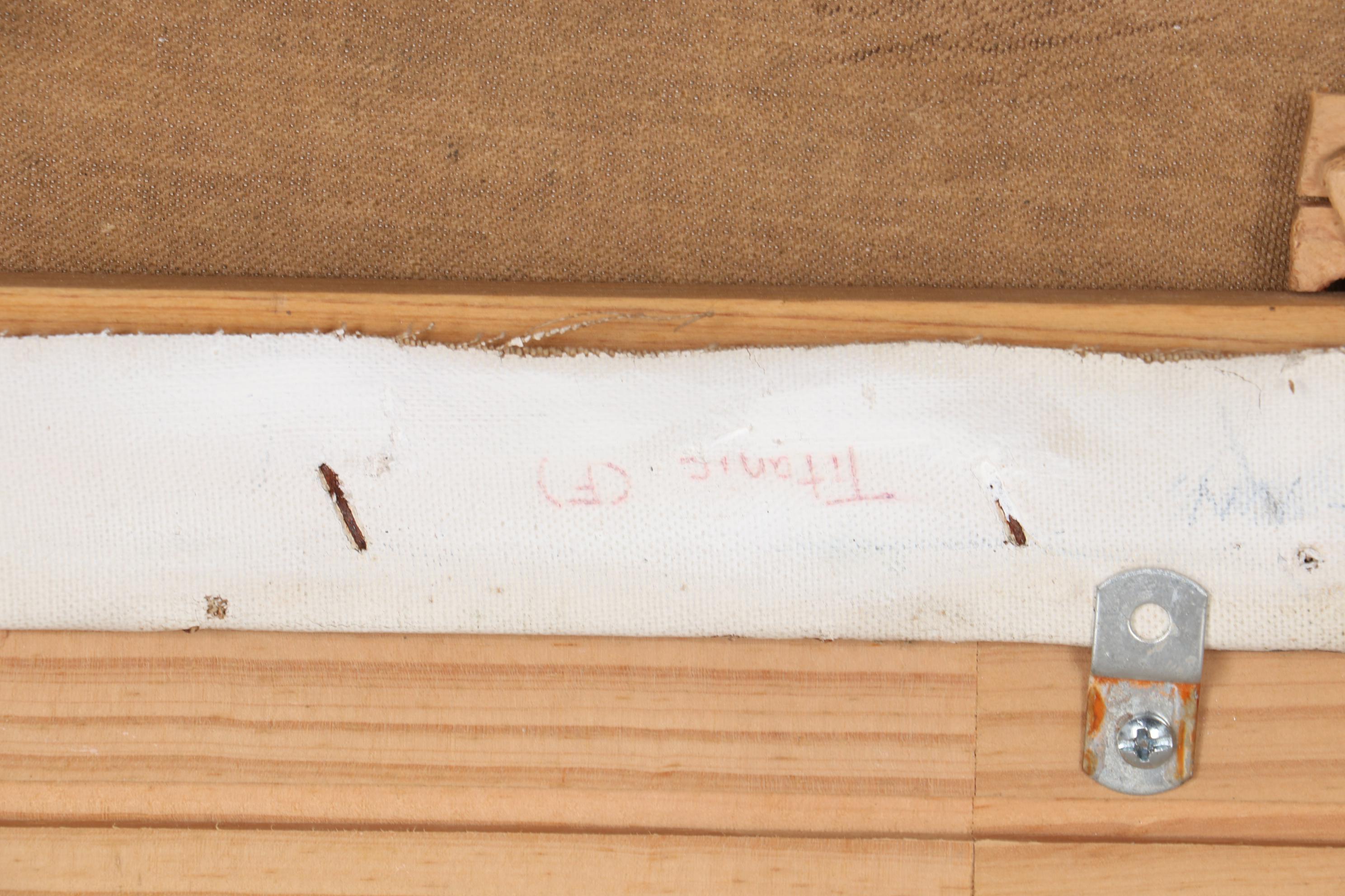 Oil Painting "Titanic," Late 20th Century