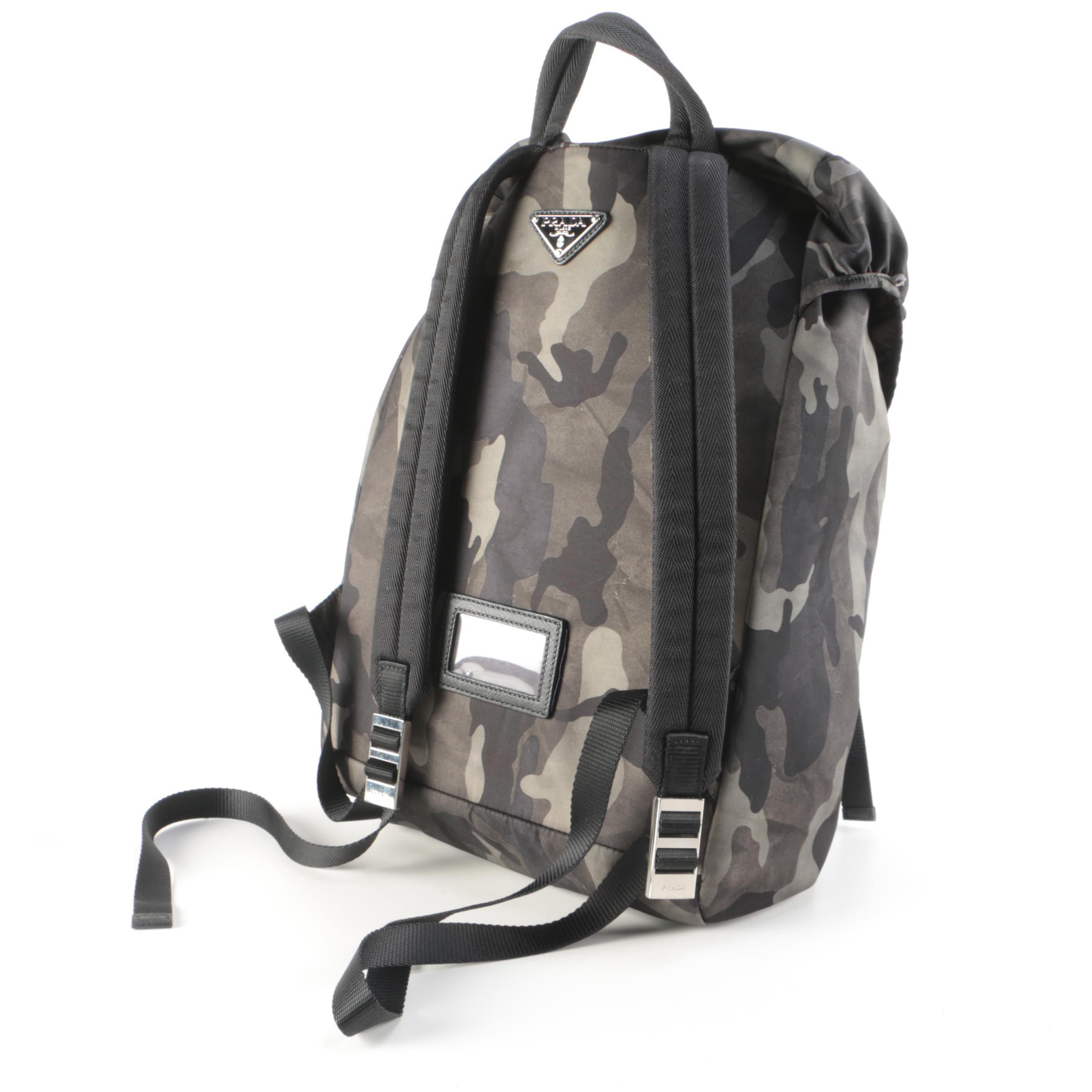 Prada Tessuto Camouflage Backpack