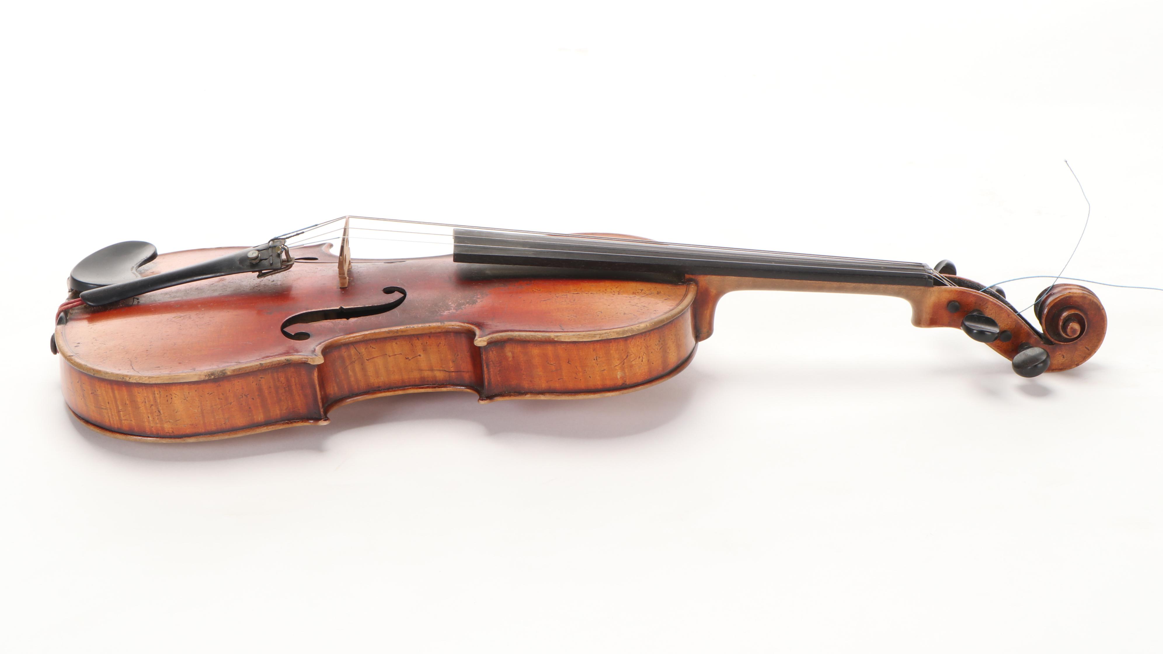 Antonius Stradivarius "Faciebat Cremona" Reproduction 4/4 Violin with Bow