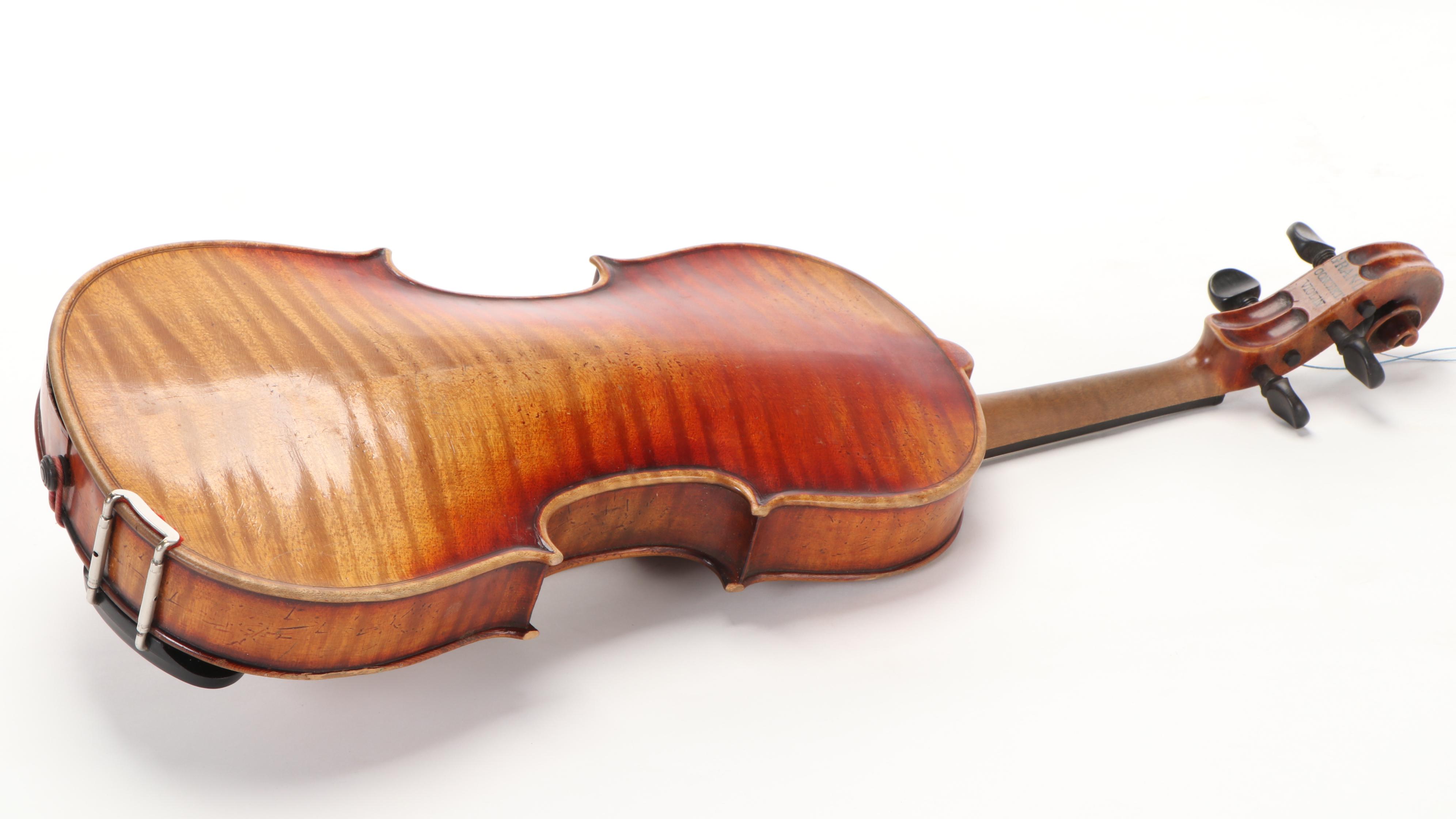 Antonius Stradivarius "Faciebat Cremona" Reproduction 4/4 Violin with Bow