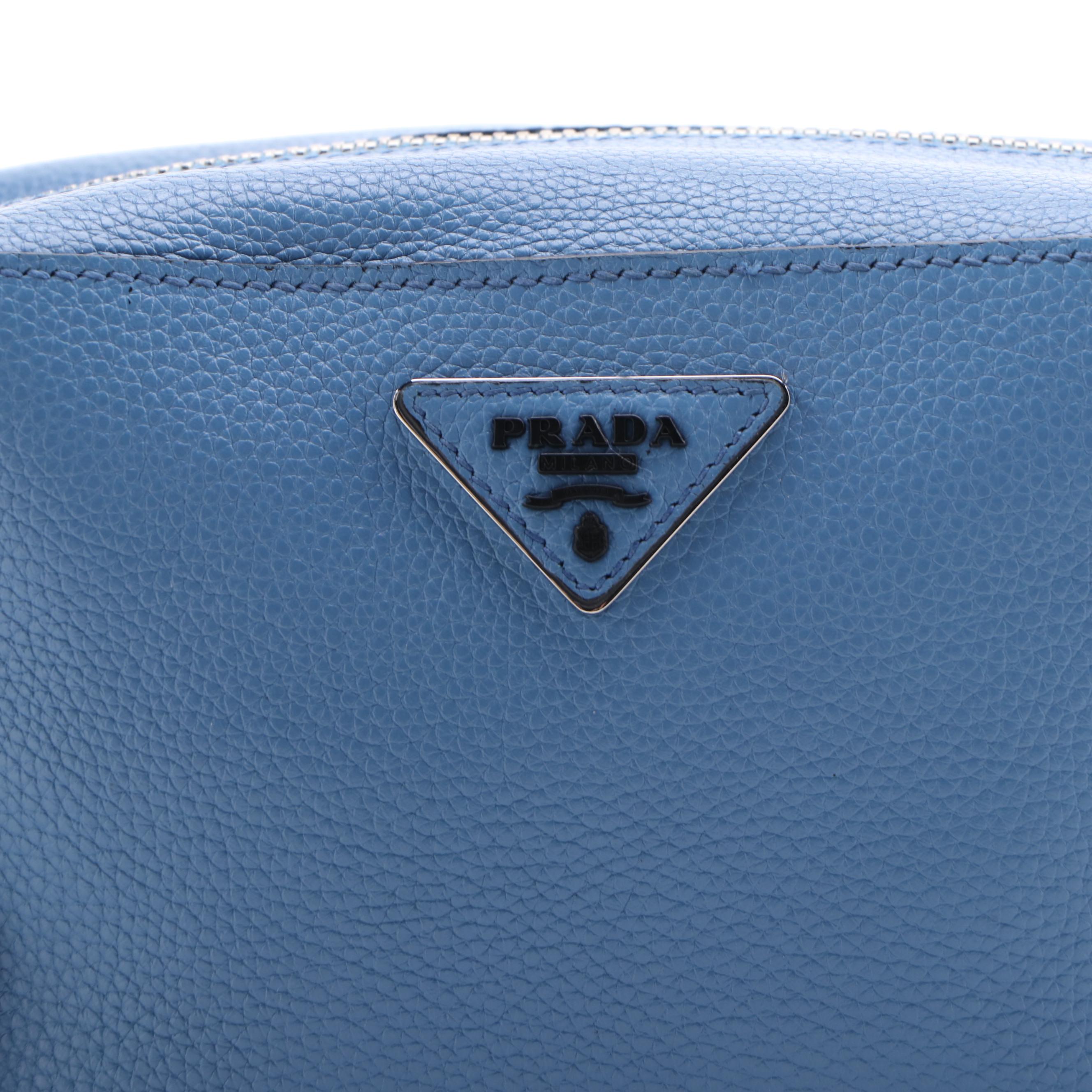 Prada Toiletry Pouch in Mare Grained Leather