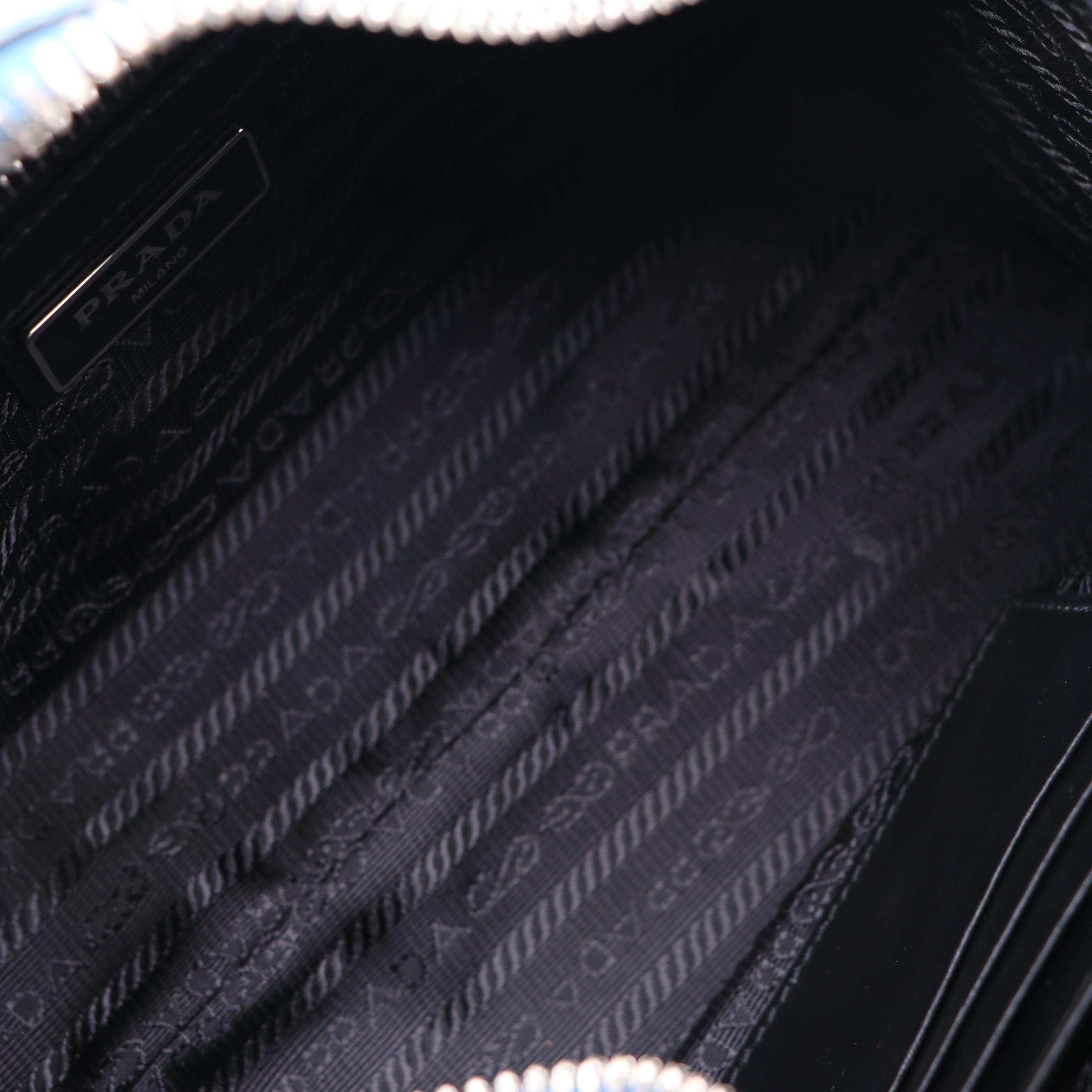 Prada Toiletry Pouch in Mare Grained Leather