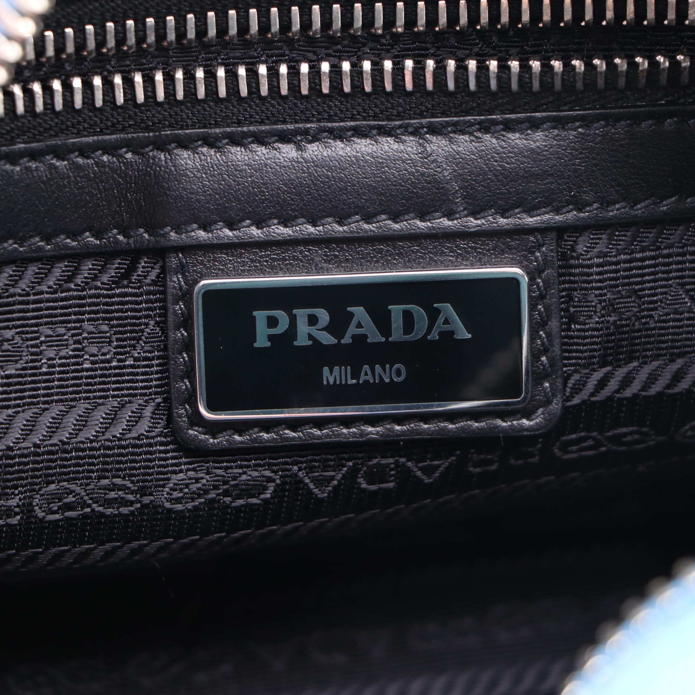Prada Toiletry Pouch in Mare Grained Leather