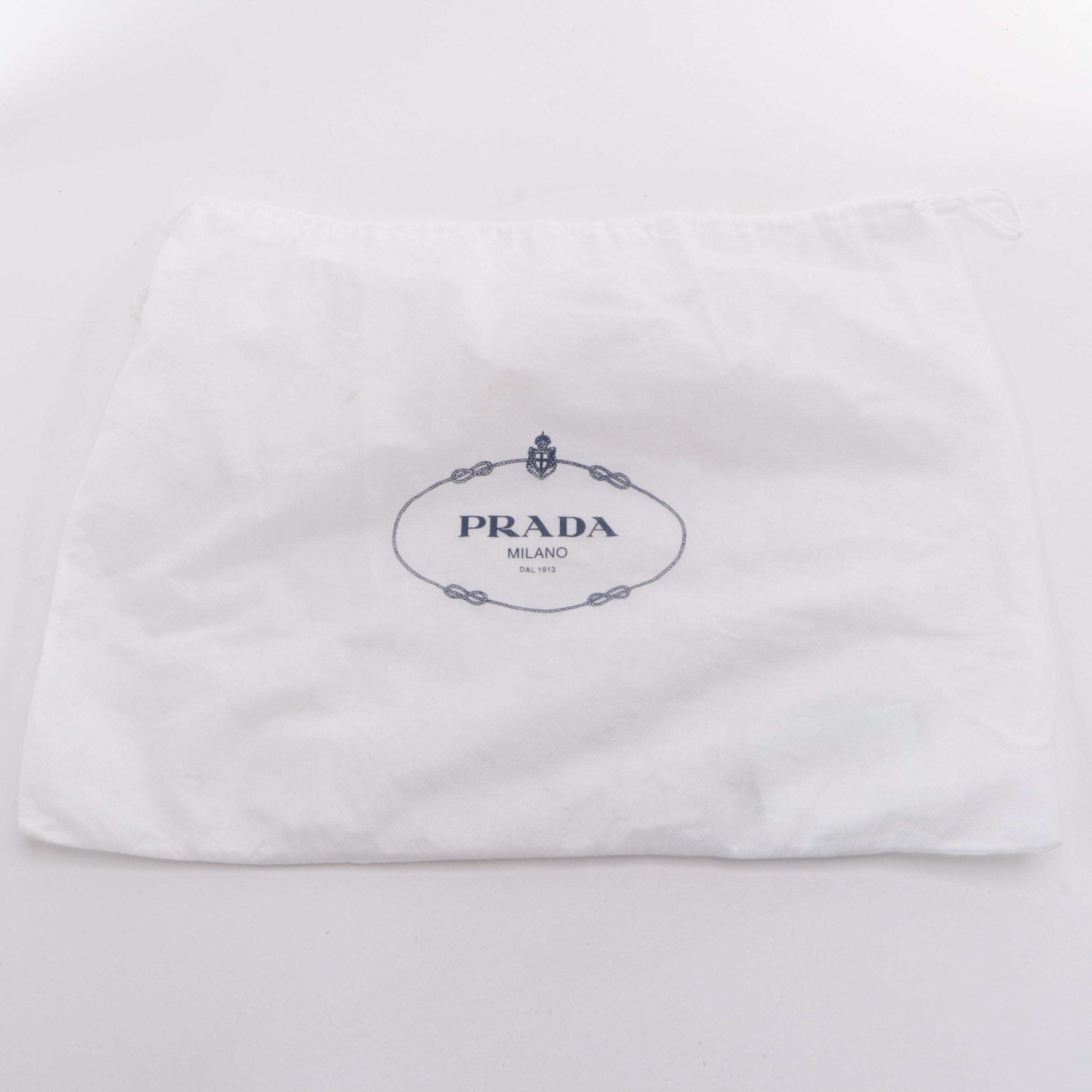 Prada Toiletry Pouch in Mare Grained Leather