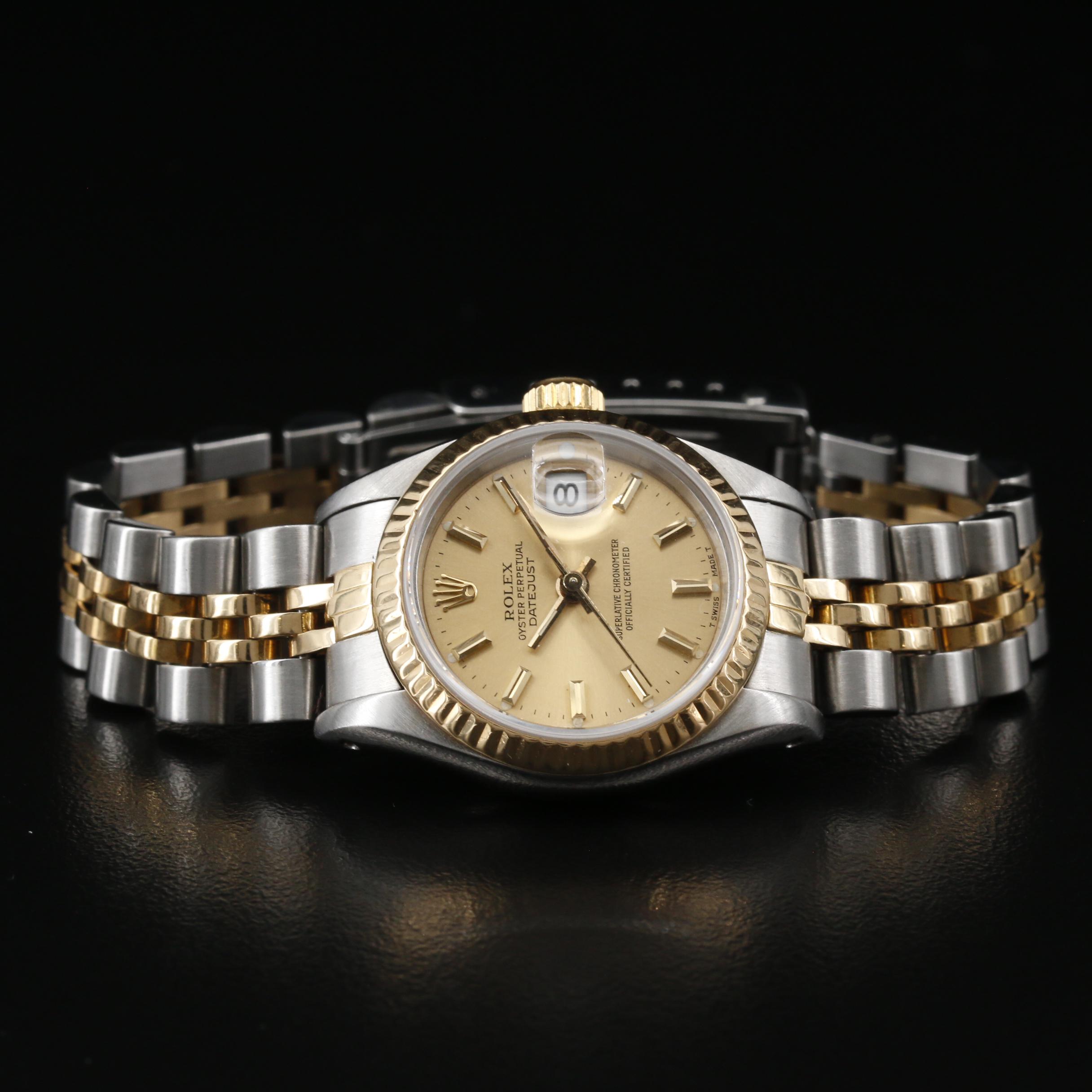 1984 Rolex Datejust 18K Gold and Stainless Steel Automatic Watch