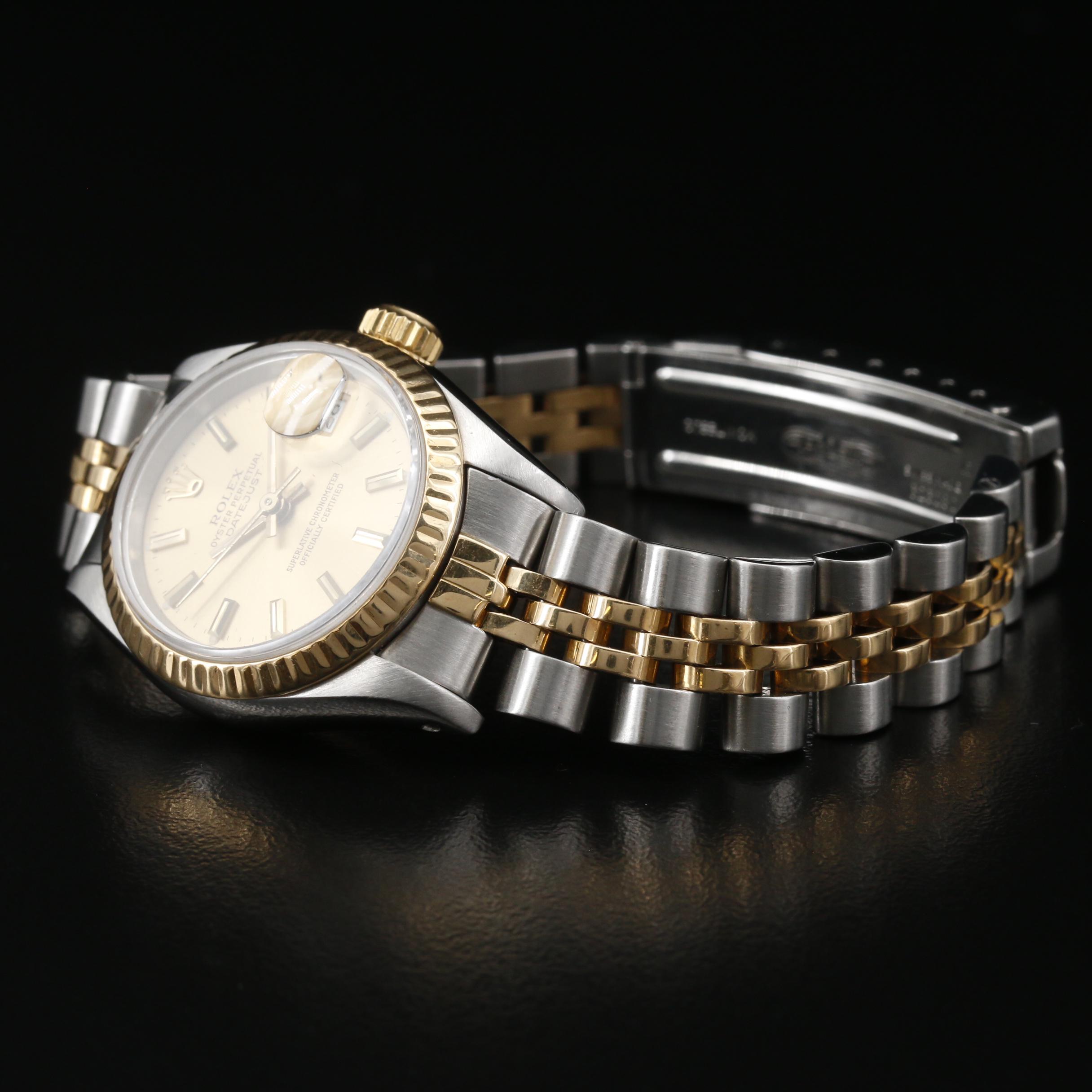 1984 Rolex Datejust 18K Gold and Stainless Steel Automatic Watch