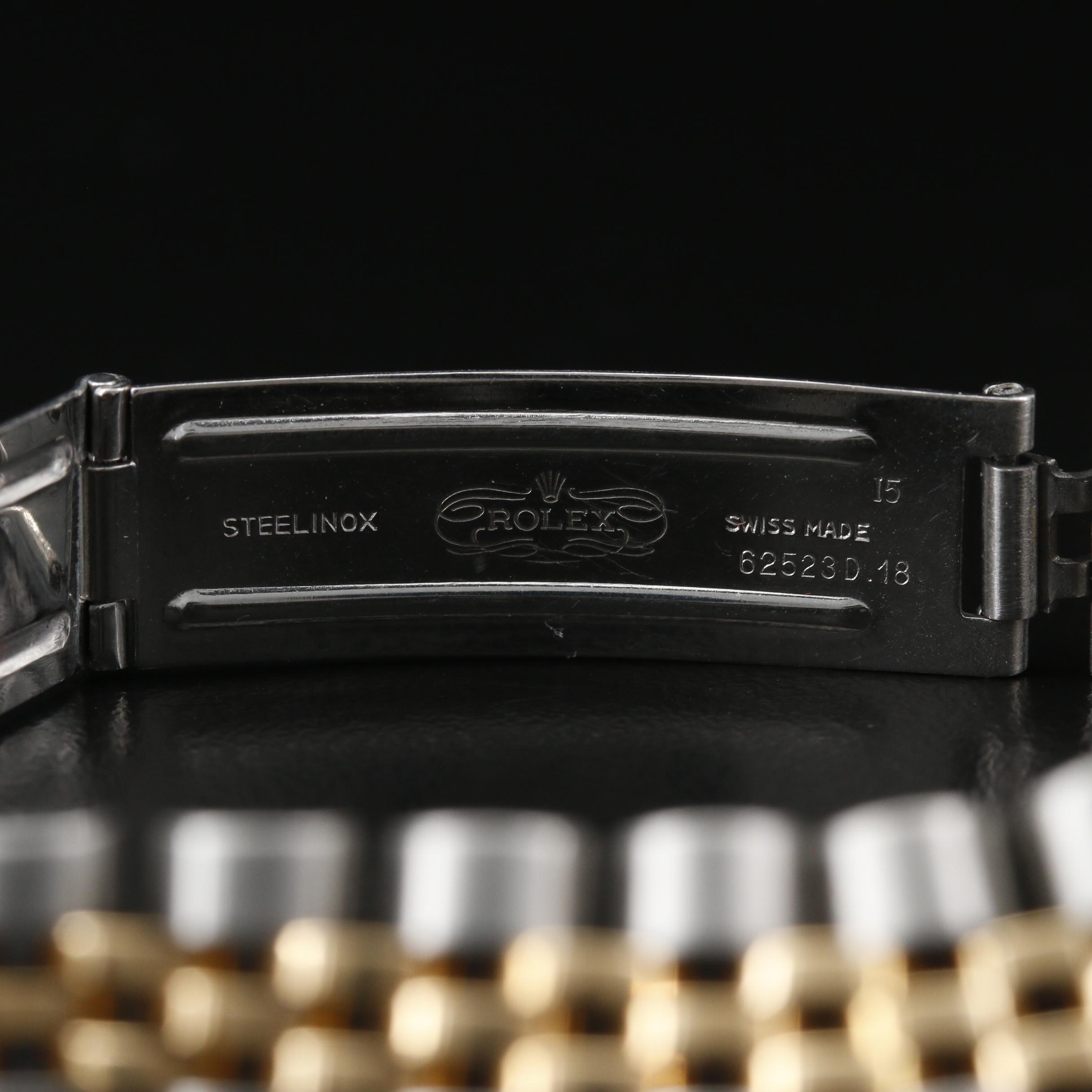 1984 Rolex Datejust 18K Gold and Stainless Steel Automatic Watch