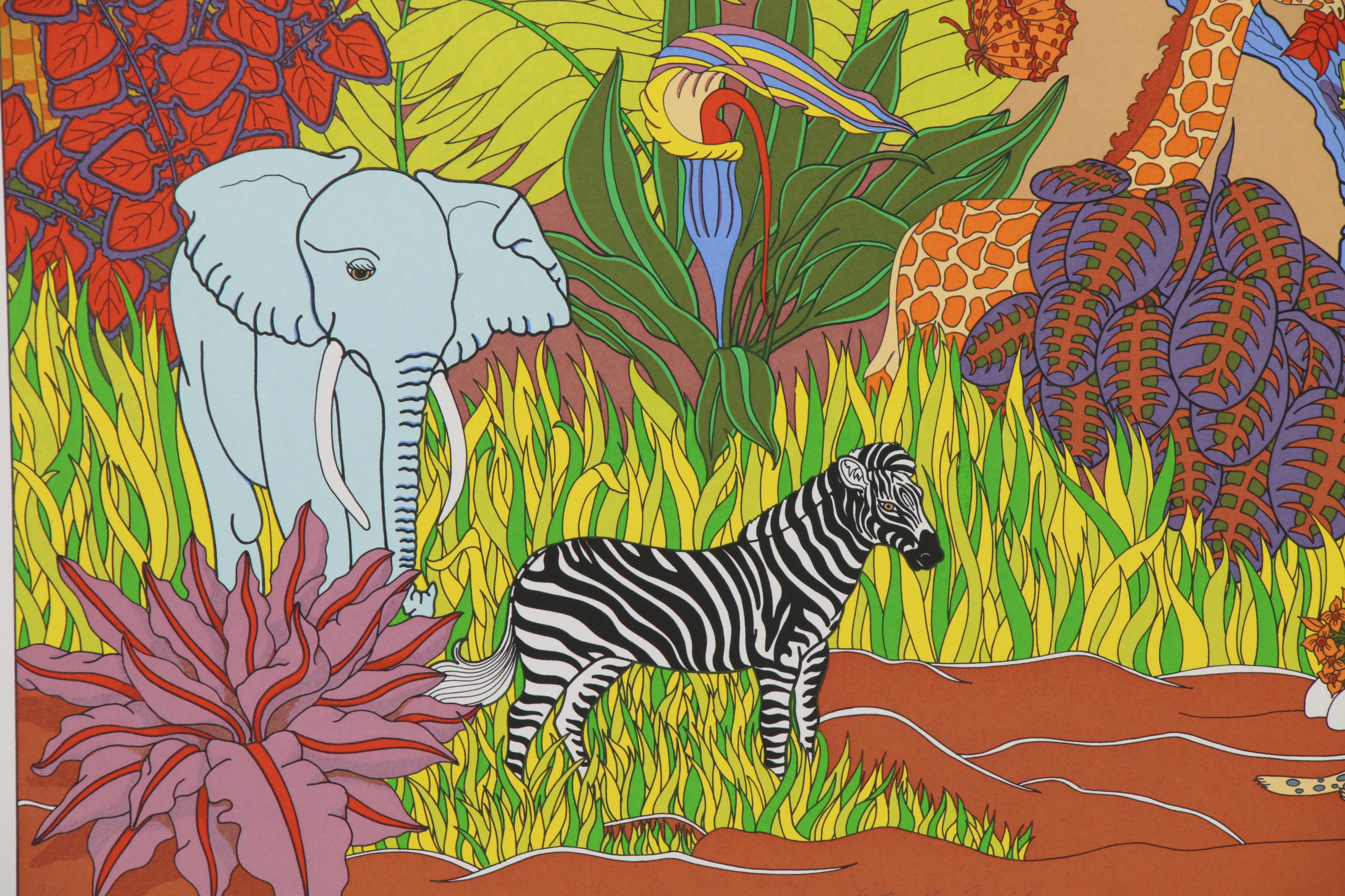 Susan Tereba Serigraph "Patiently Waiting," 1979