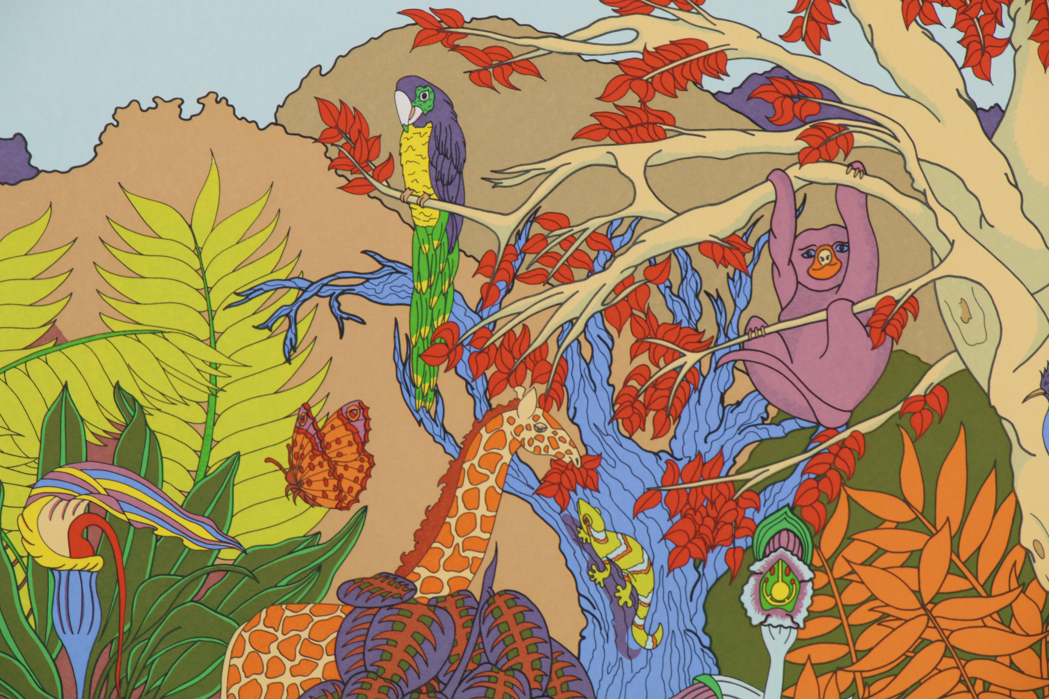 Susan Tereba Serigraph "Patiently Waiting," 1979