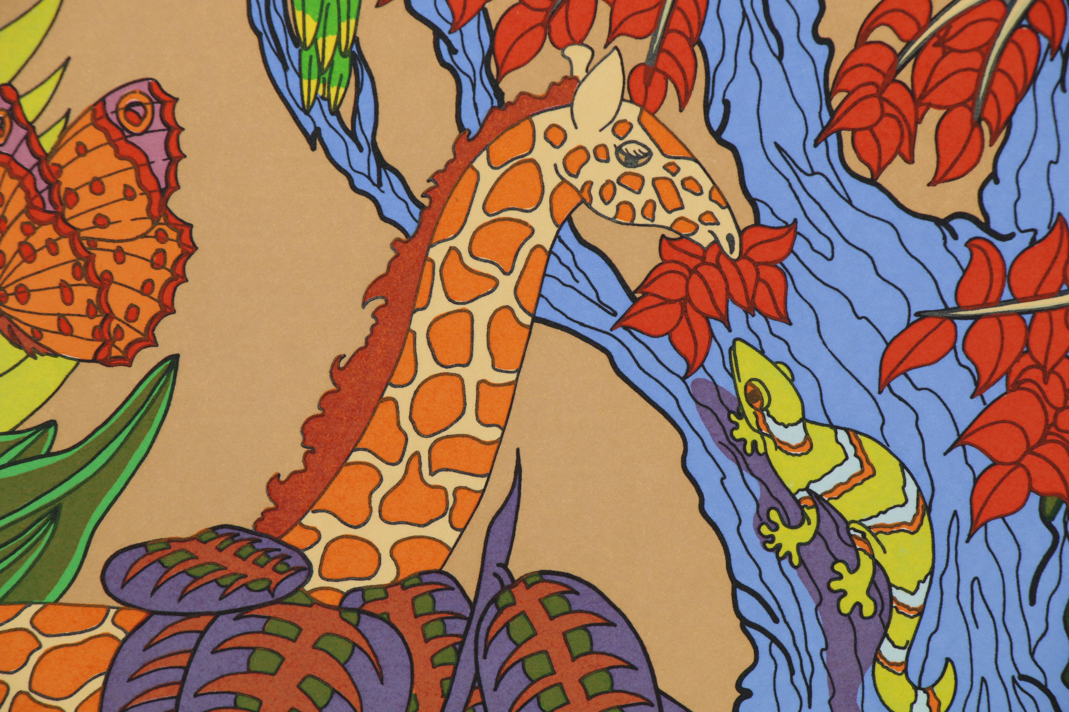 Susan Tereba Serigraph "Patiently Waiting," 1979