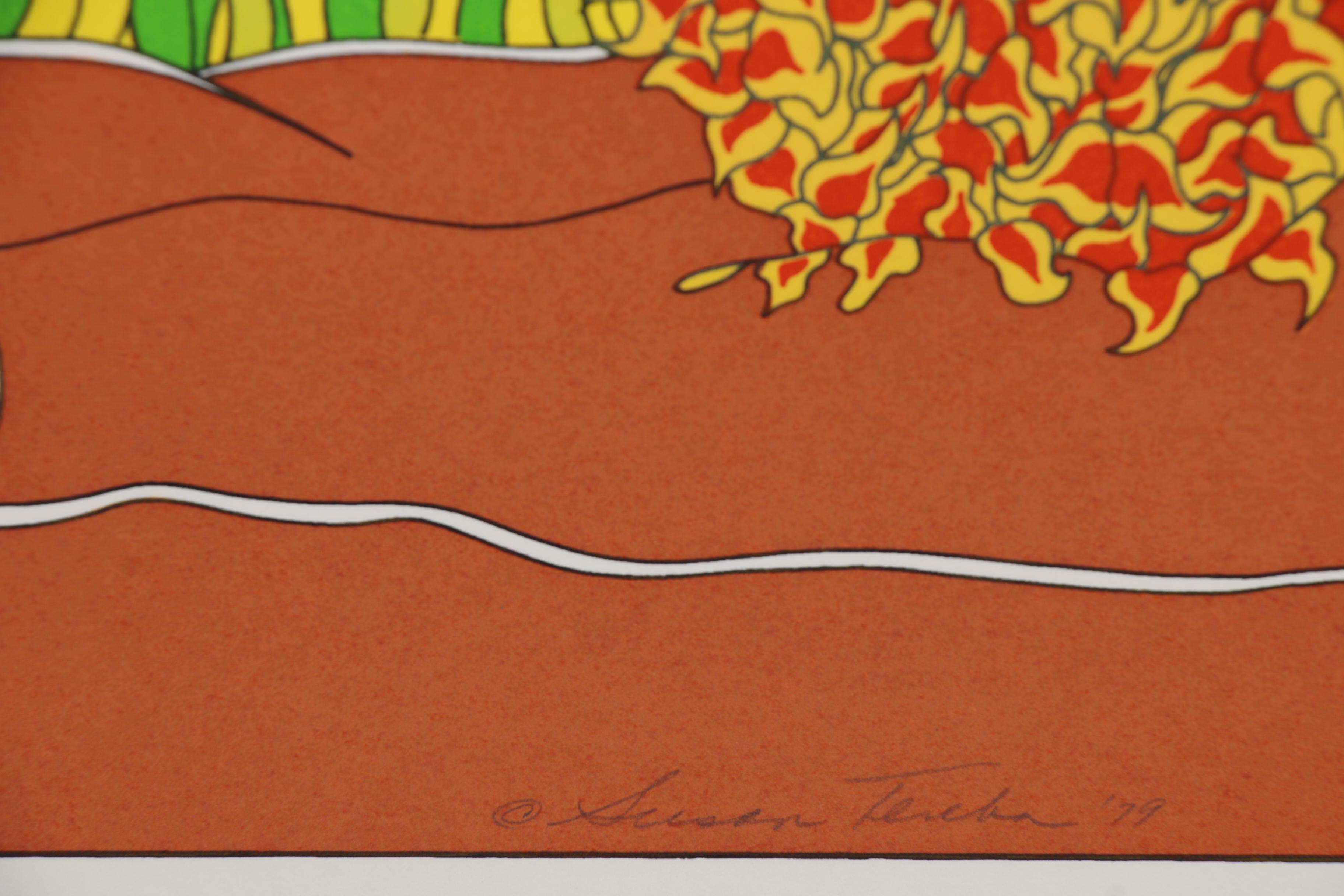 Susan Tereba Serigraph "Patiently Waiting," 1979