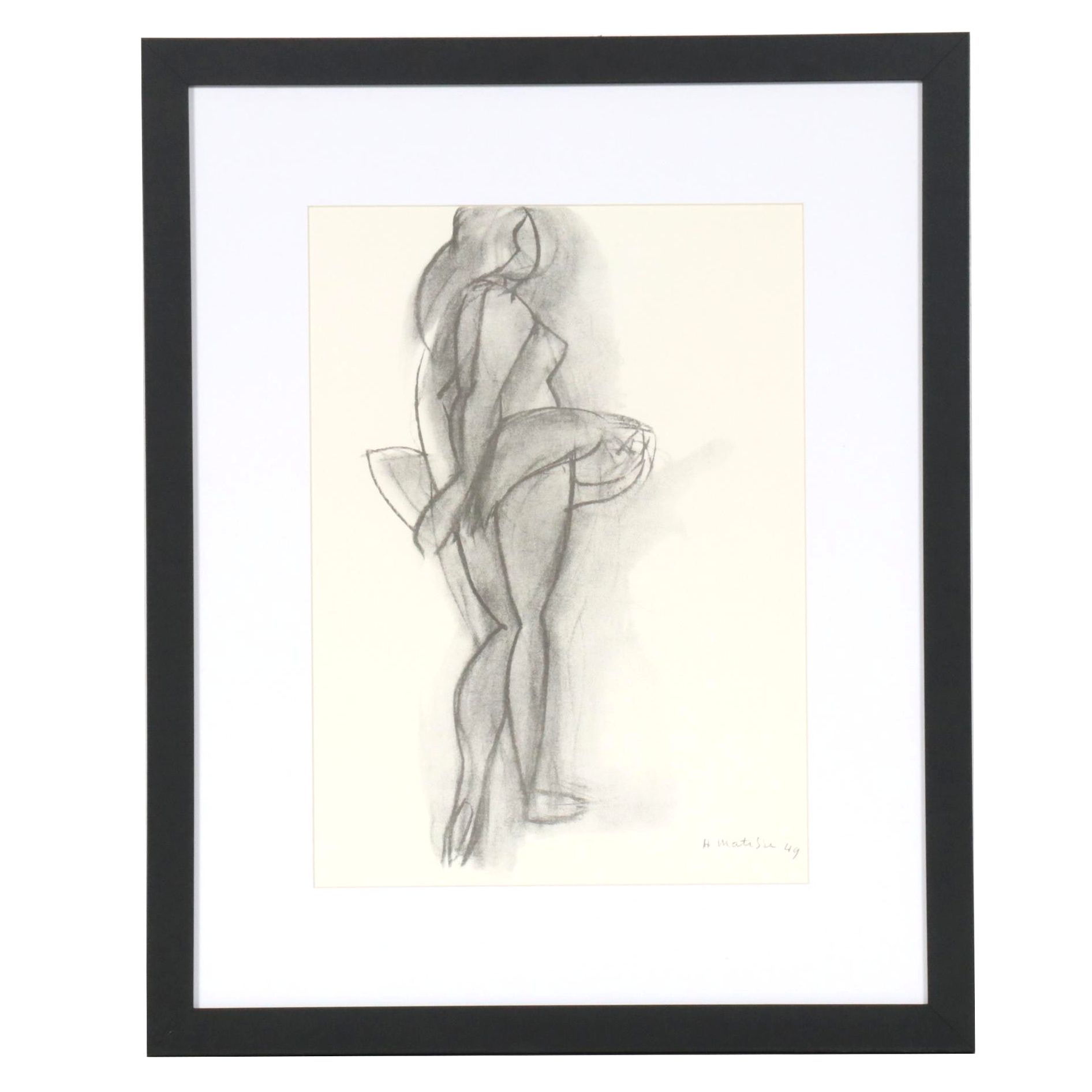 Halftone after Henri Matisse for "Derrière le Miroir," 1952