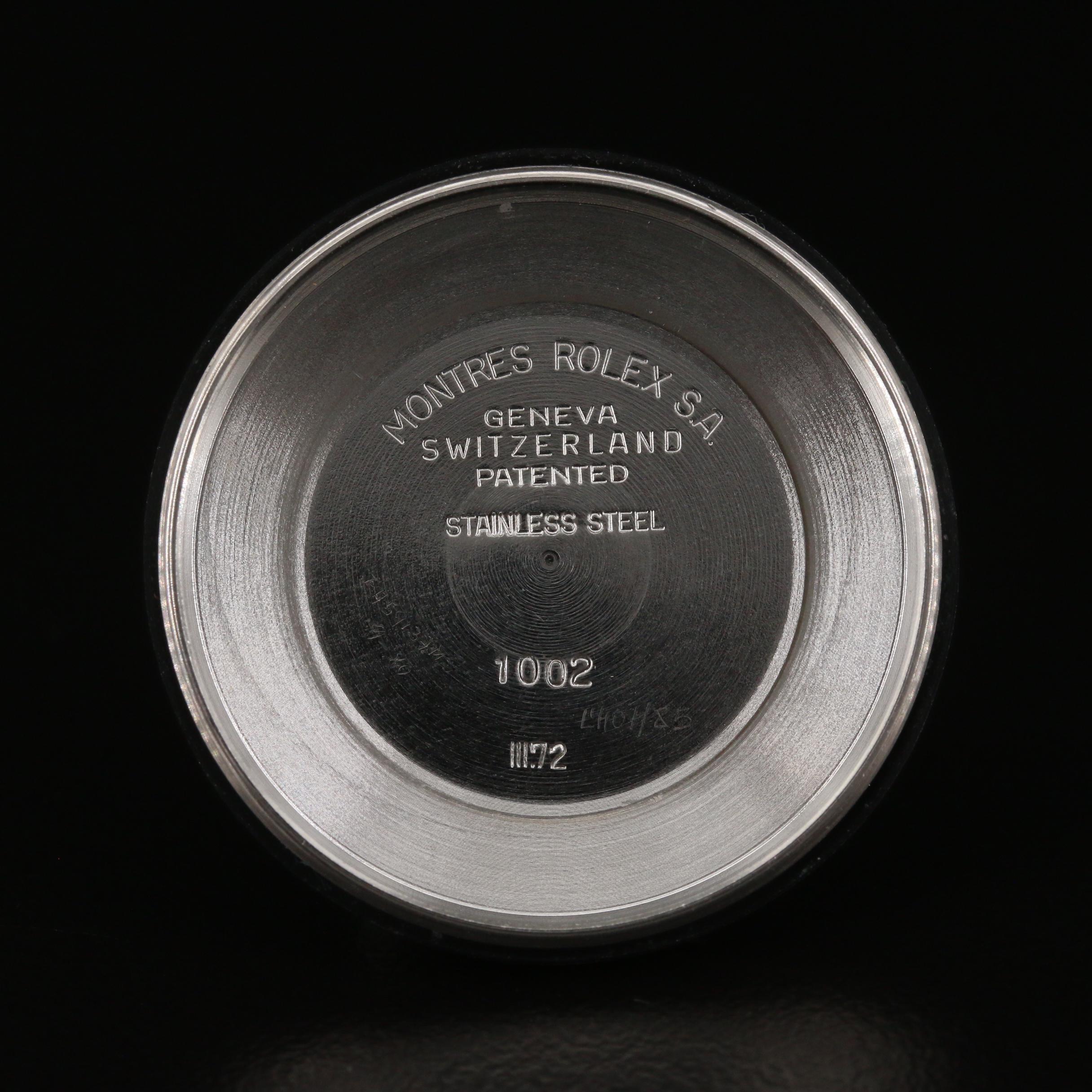 1972 Rolex "Air-King" Stainless Steel Watch