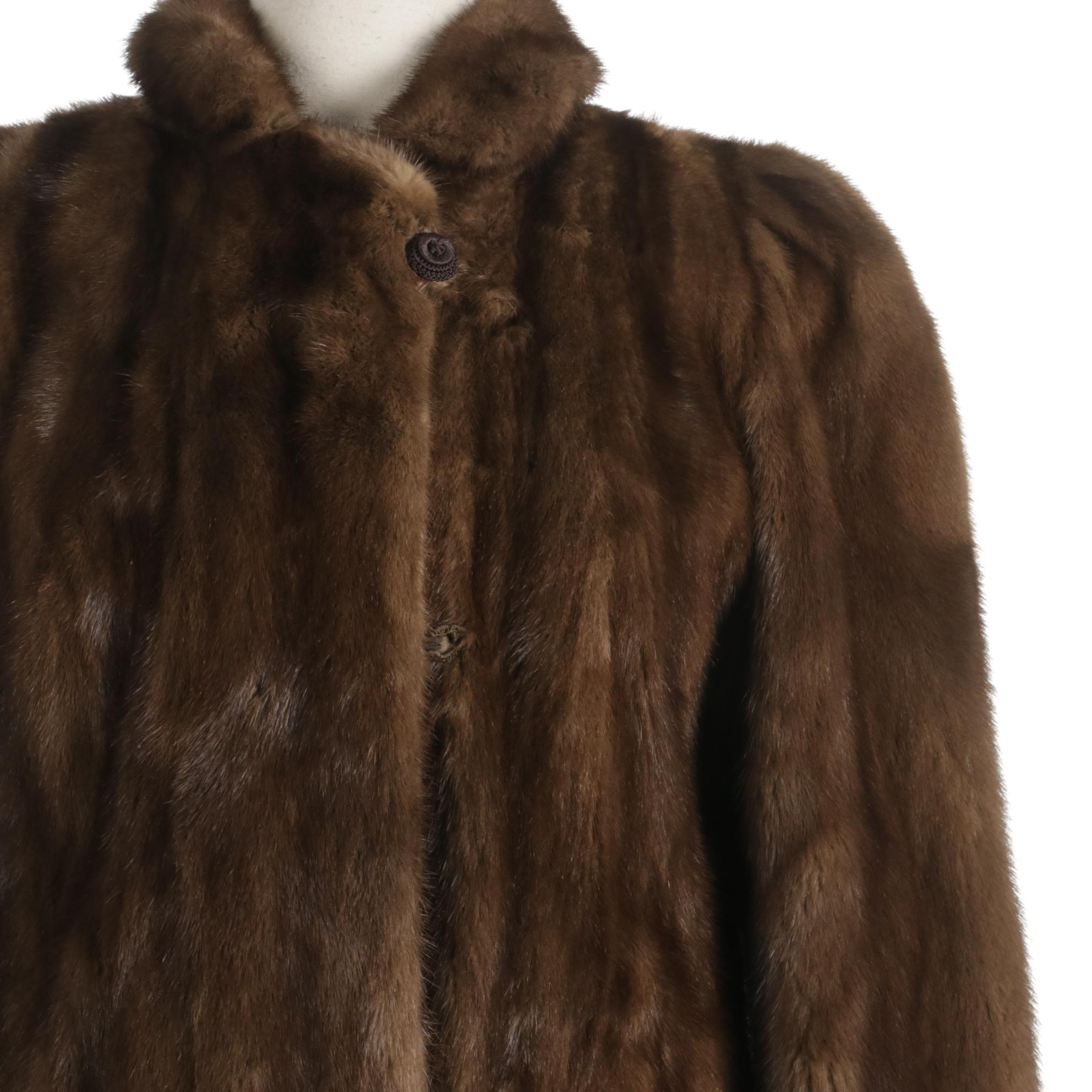 Mink Fur Full-Length Coat