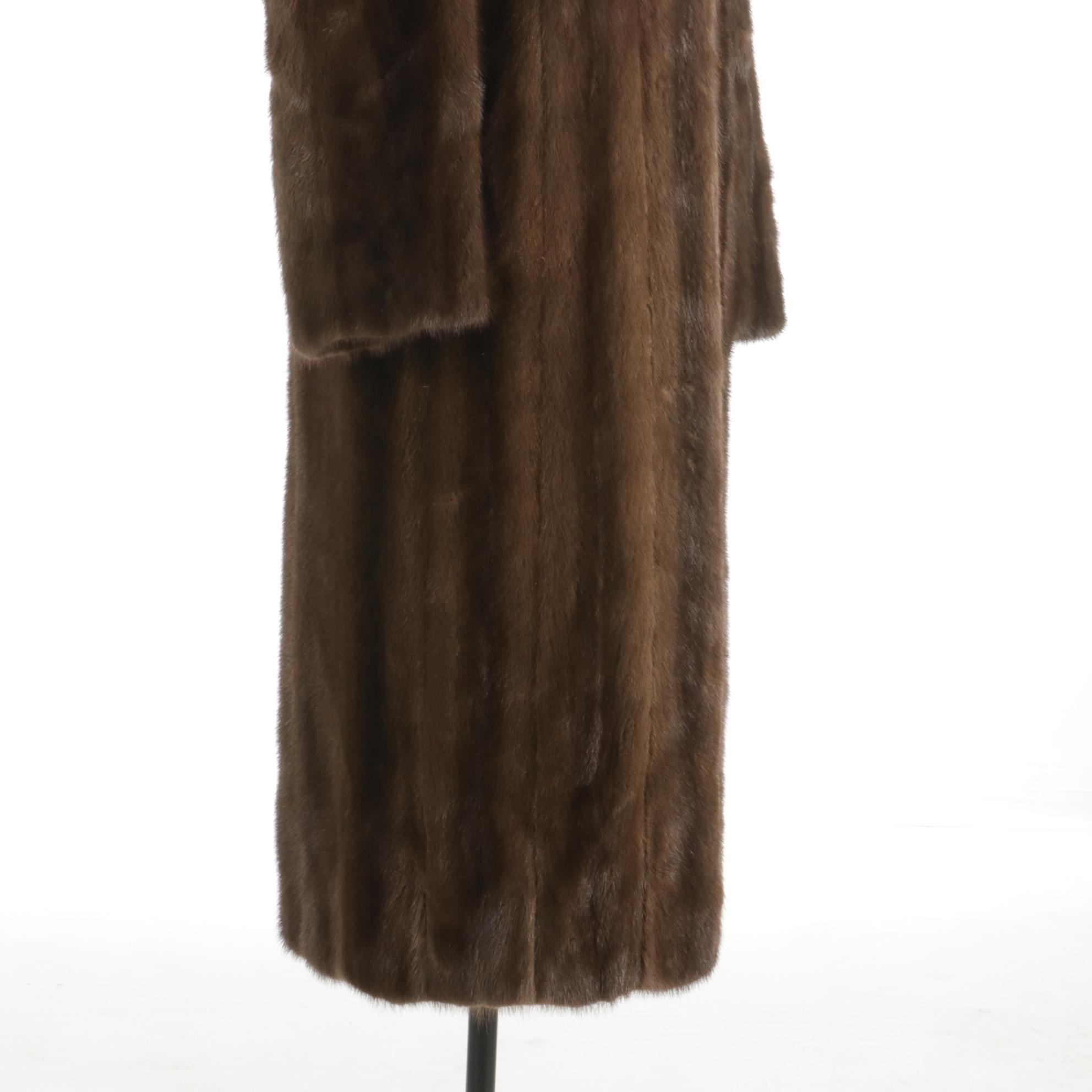Mink Fur Full-Length Coat