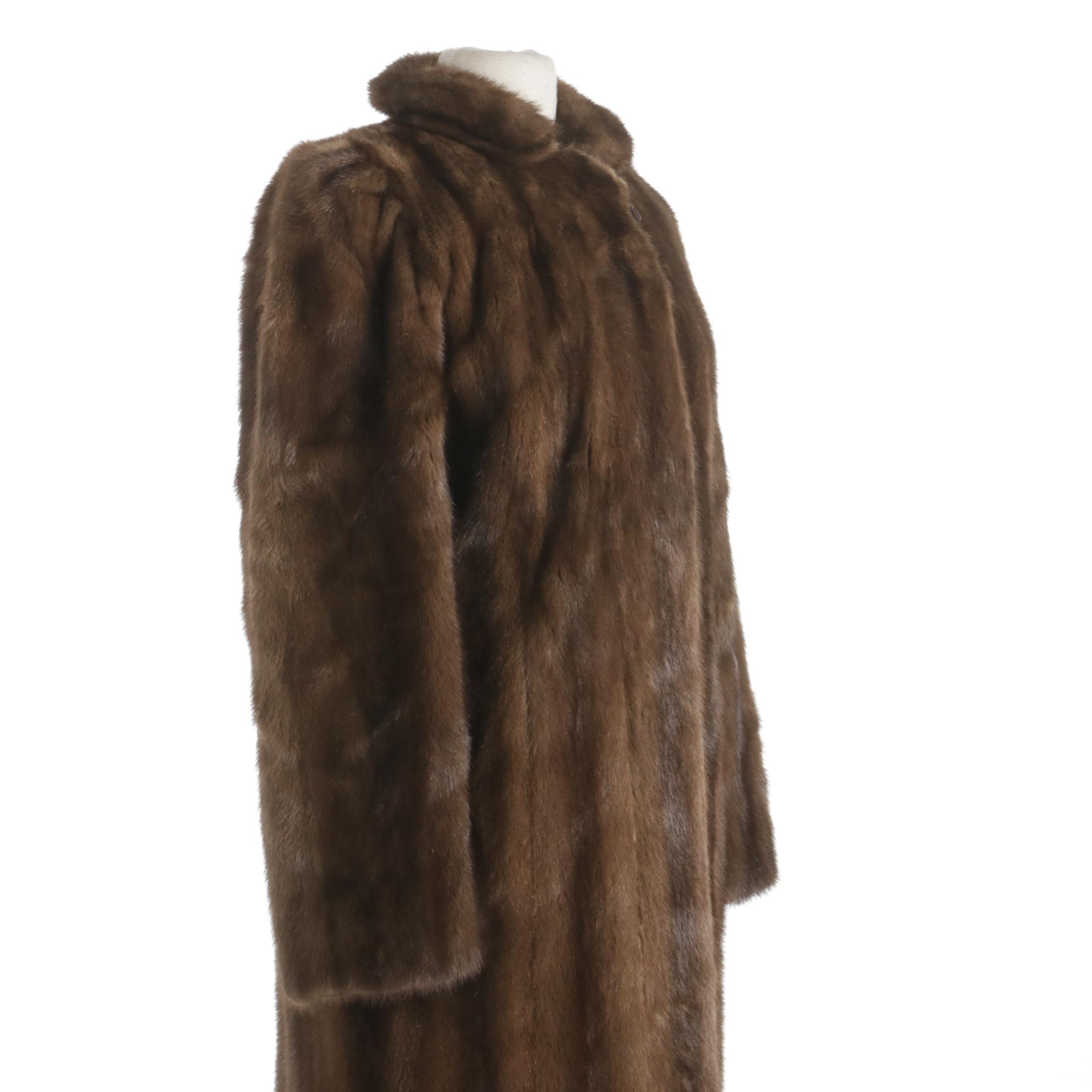 Mink Fur Full-Length Coat