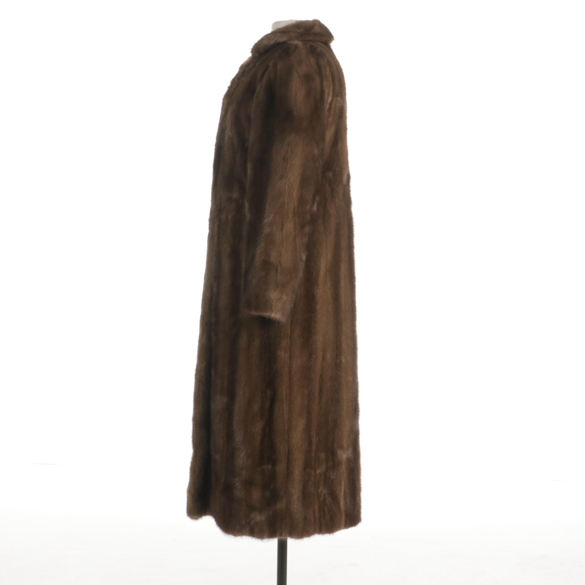 Mink Fur Full-Length Coat