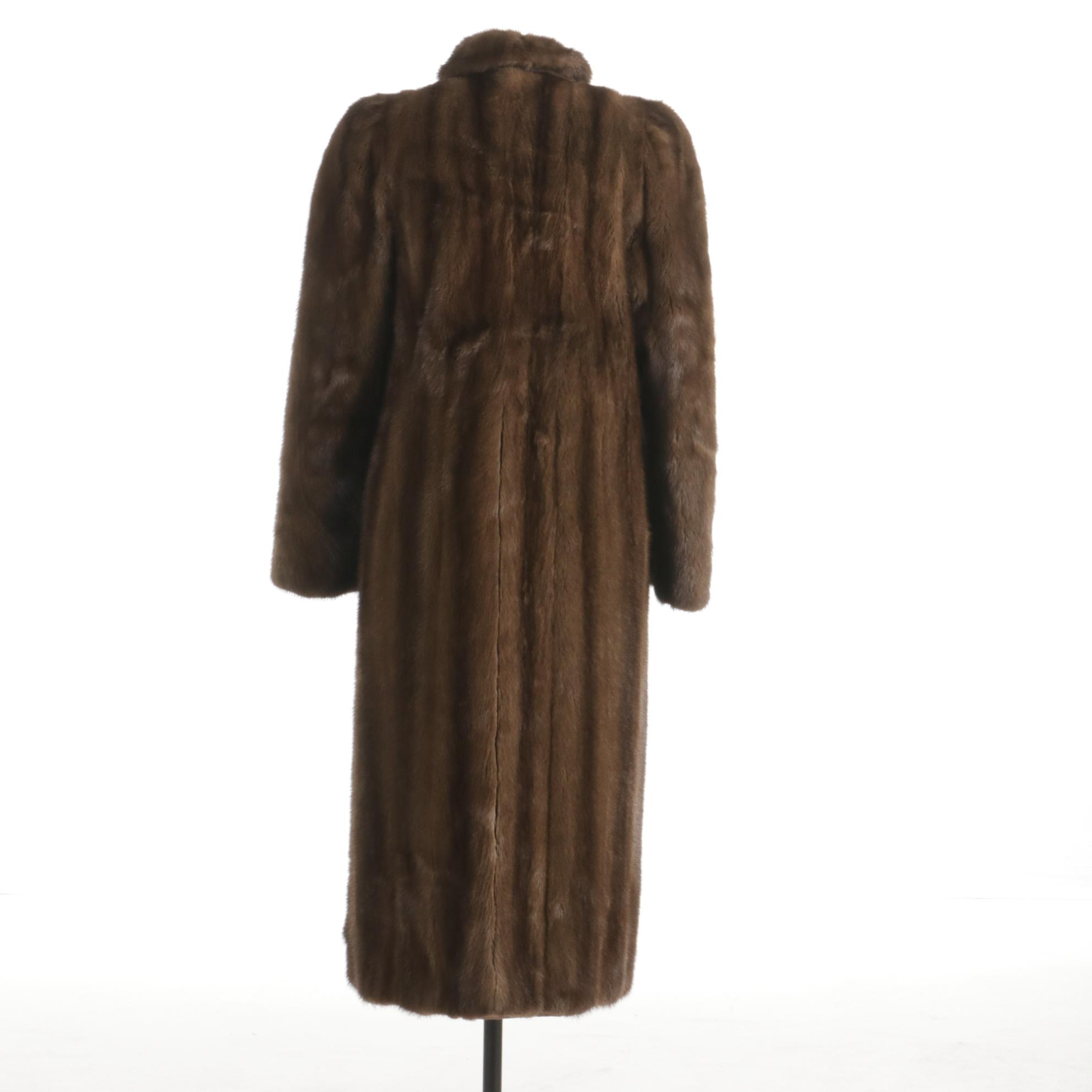 Mink Fur Full-Length Coat
