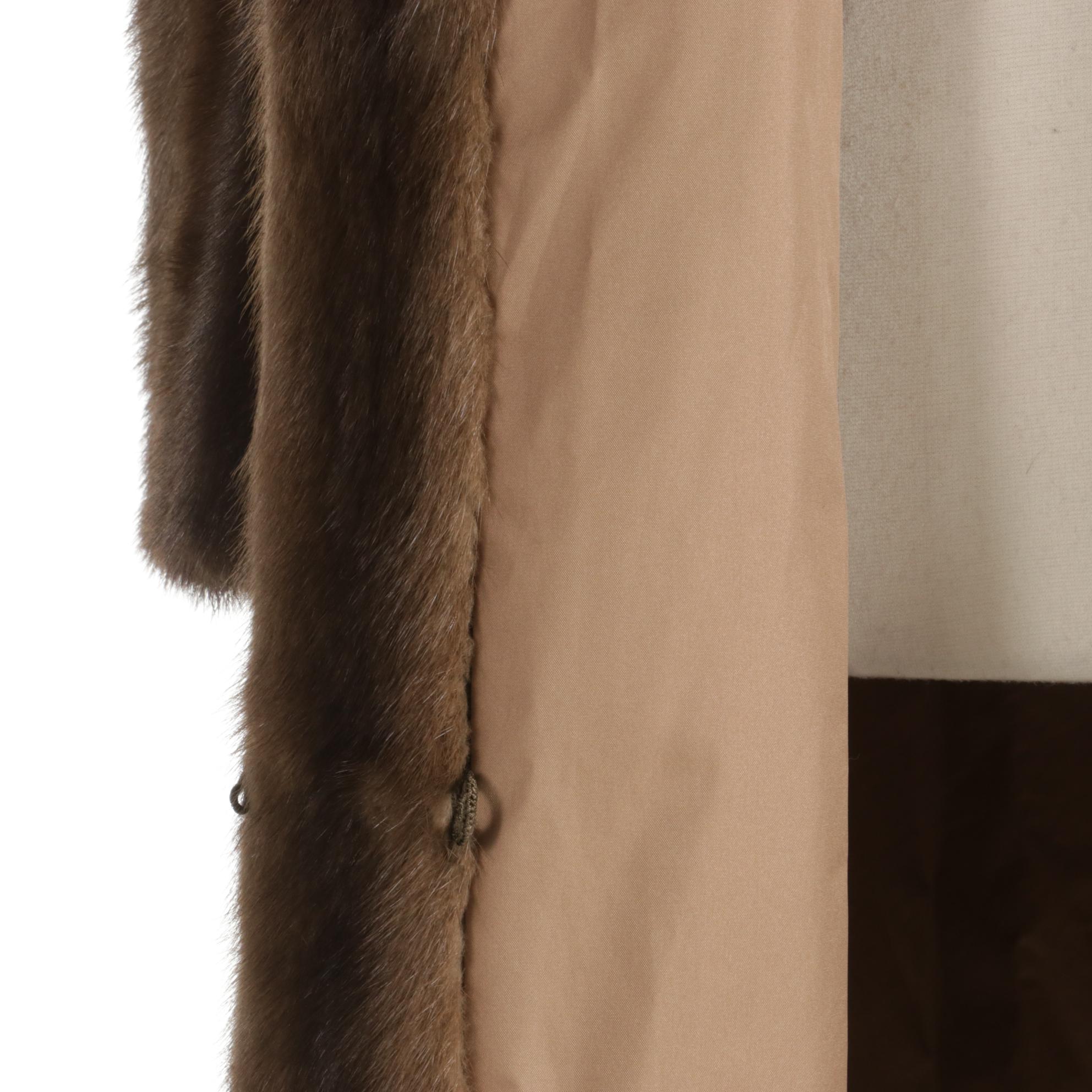 Mink Fur Full-Length Coat