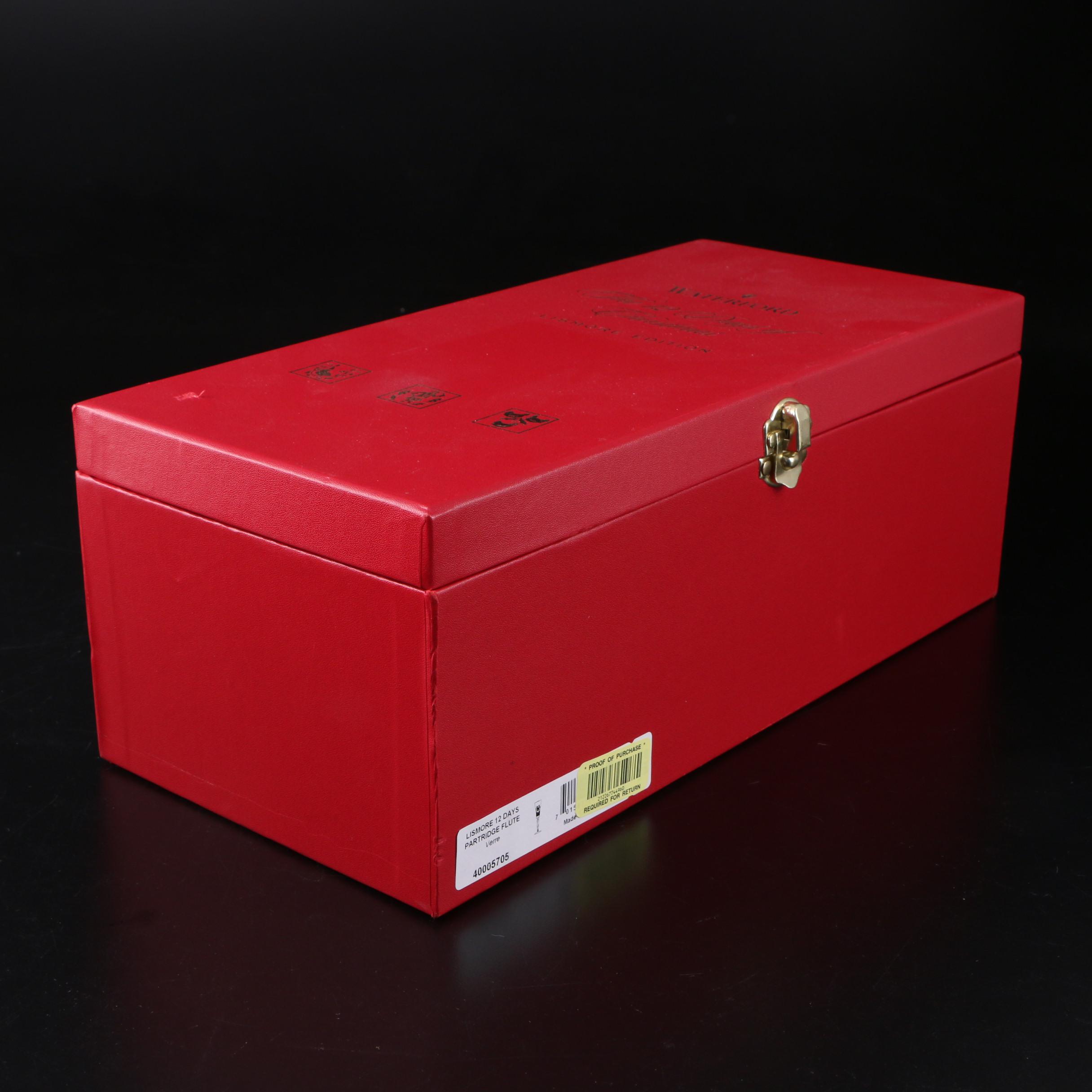 Waterford Crystal "Lismore 12 Days of Christmas" Flutes, 2015–2018