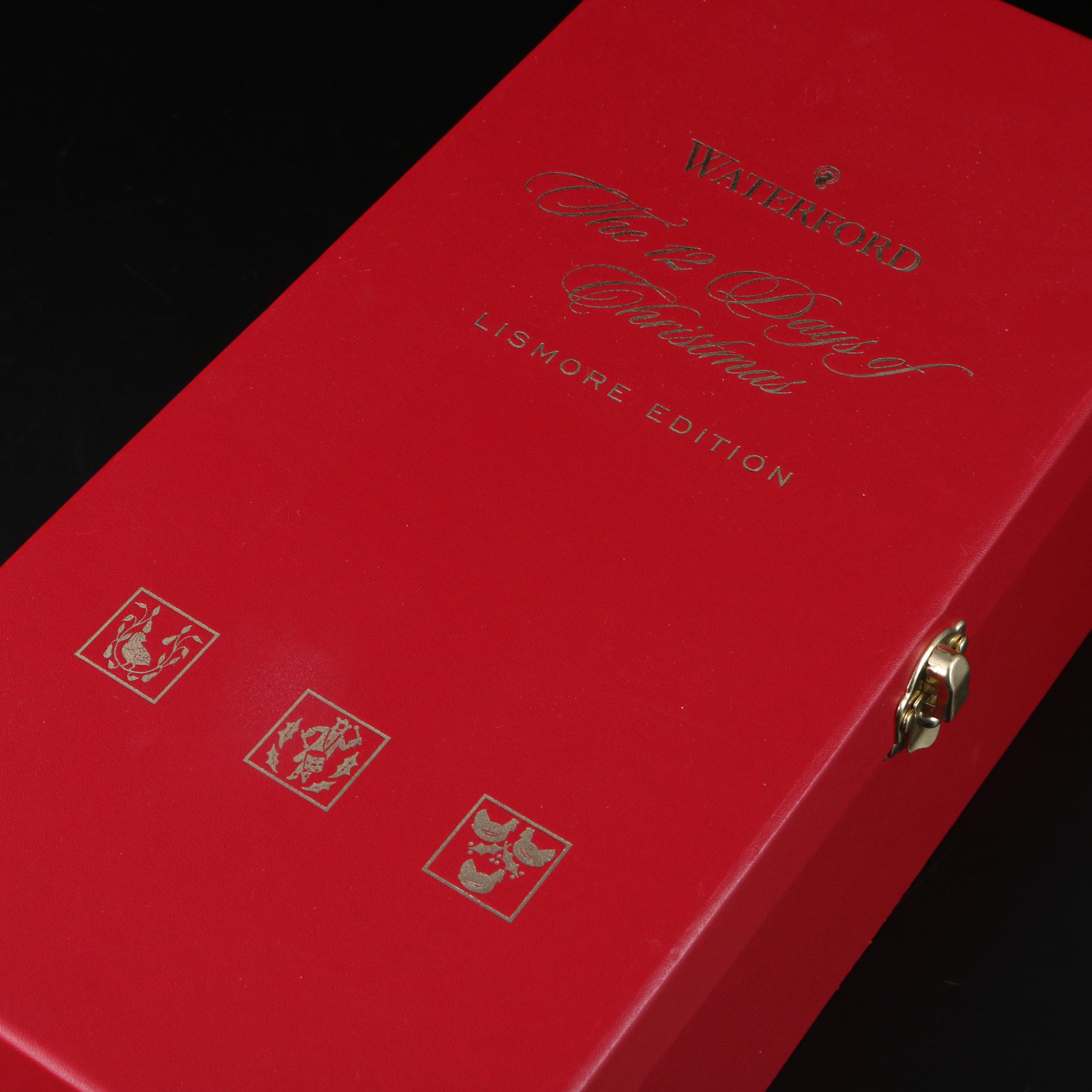 Waterford Crystal "Lismore 12 Days of Christmas" Flutes, 2015–2018