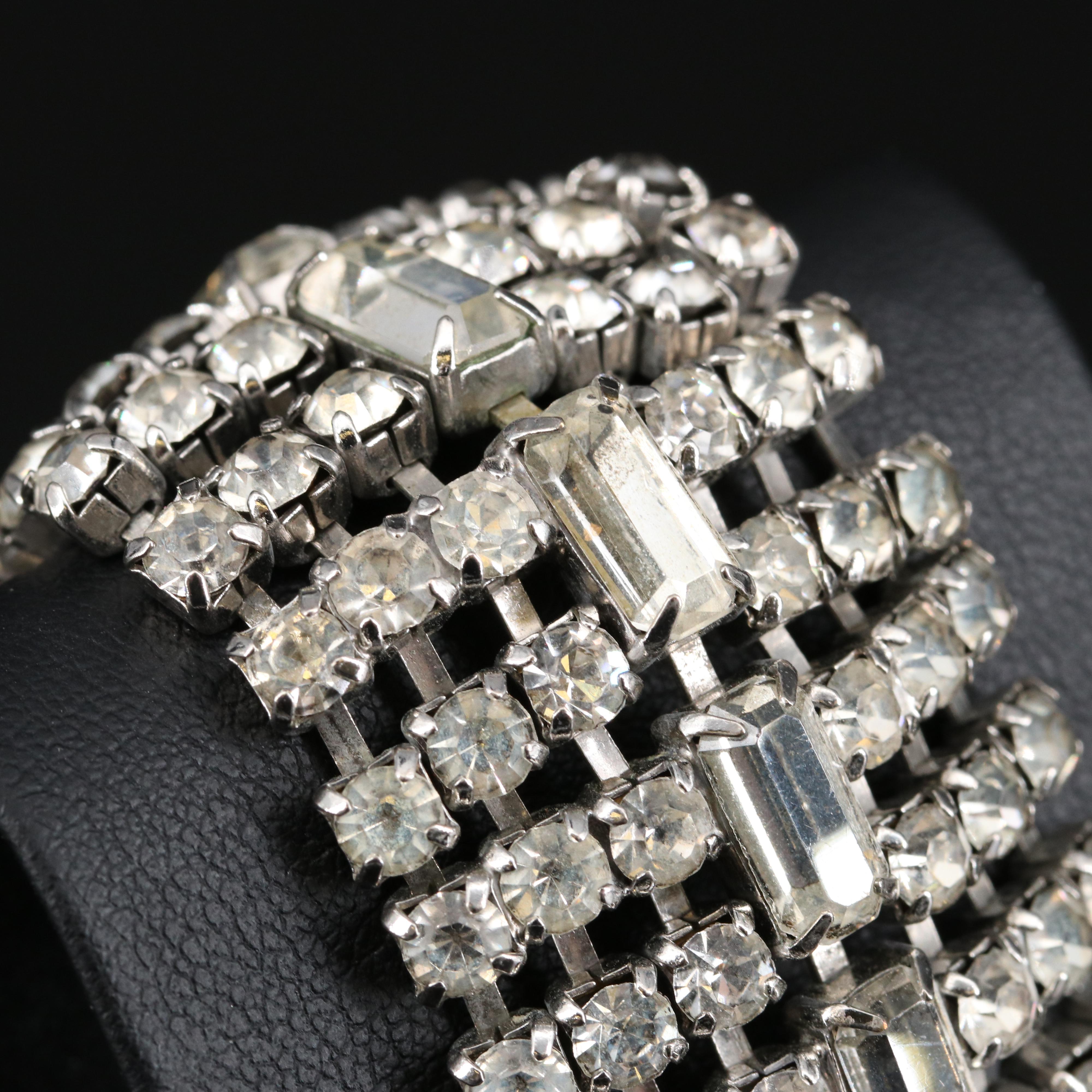 Vintage Rhinestone Bracelet