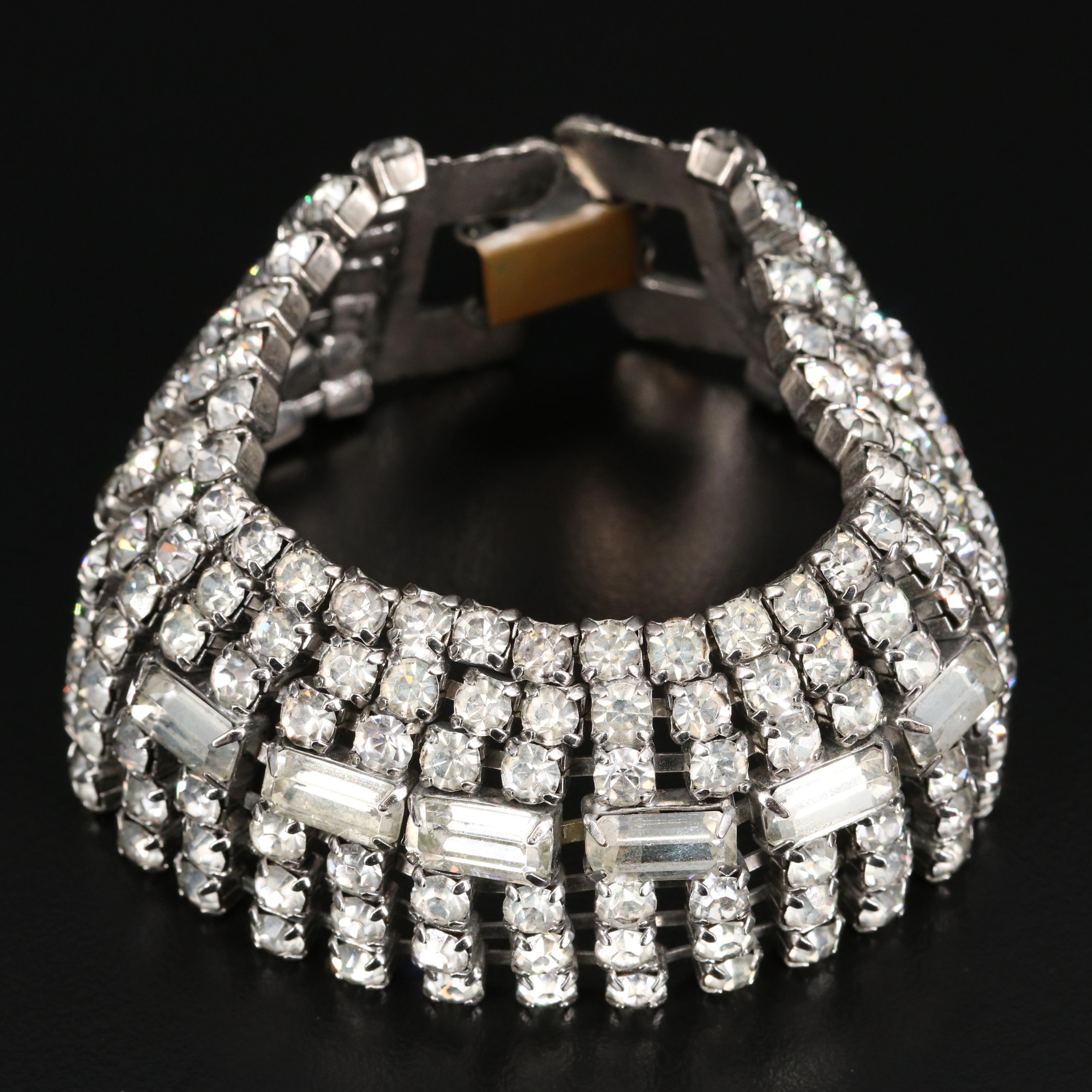 Vintage Rhinestone Bracelet