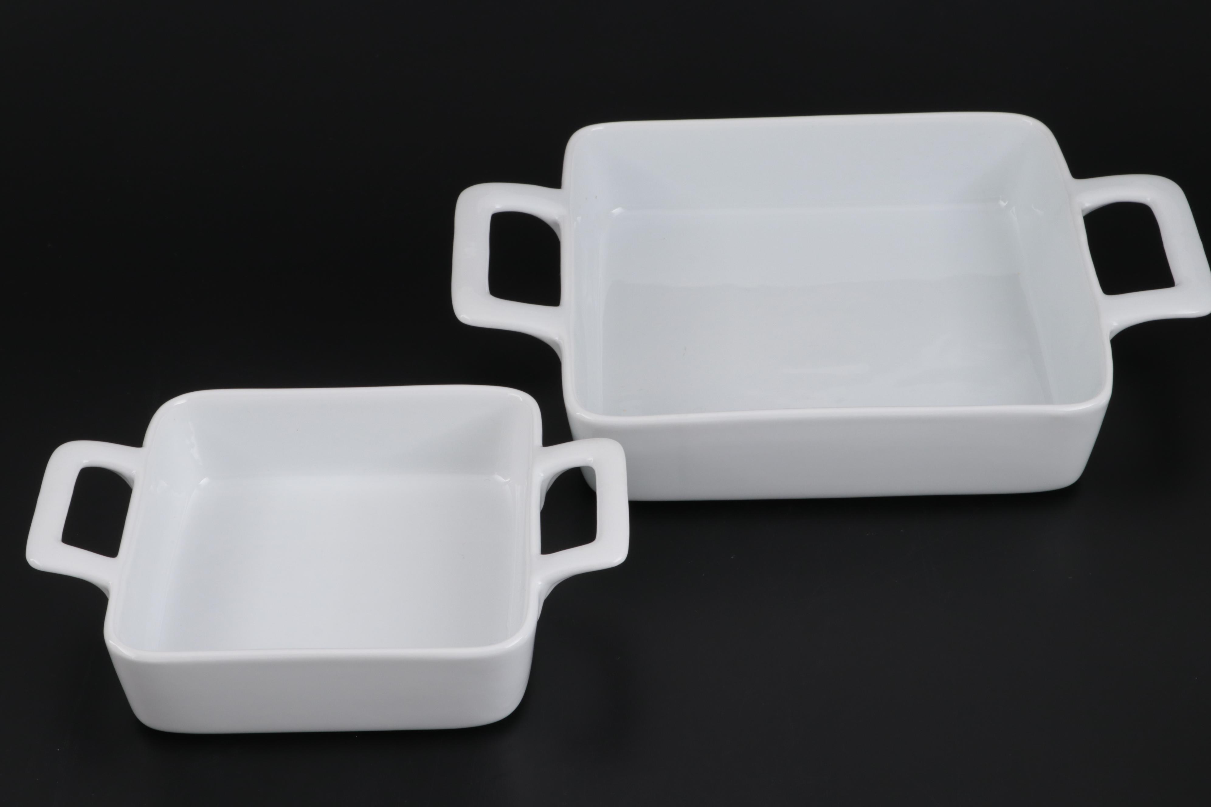 Sur La Table, Pillivuyt, Apilco and HIC White Porcelain Bakeware