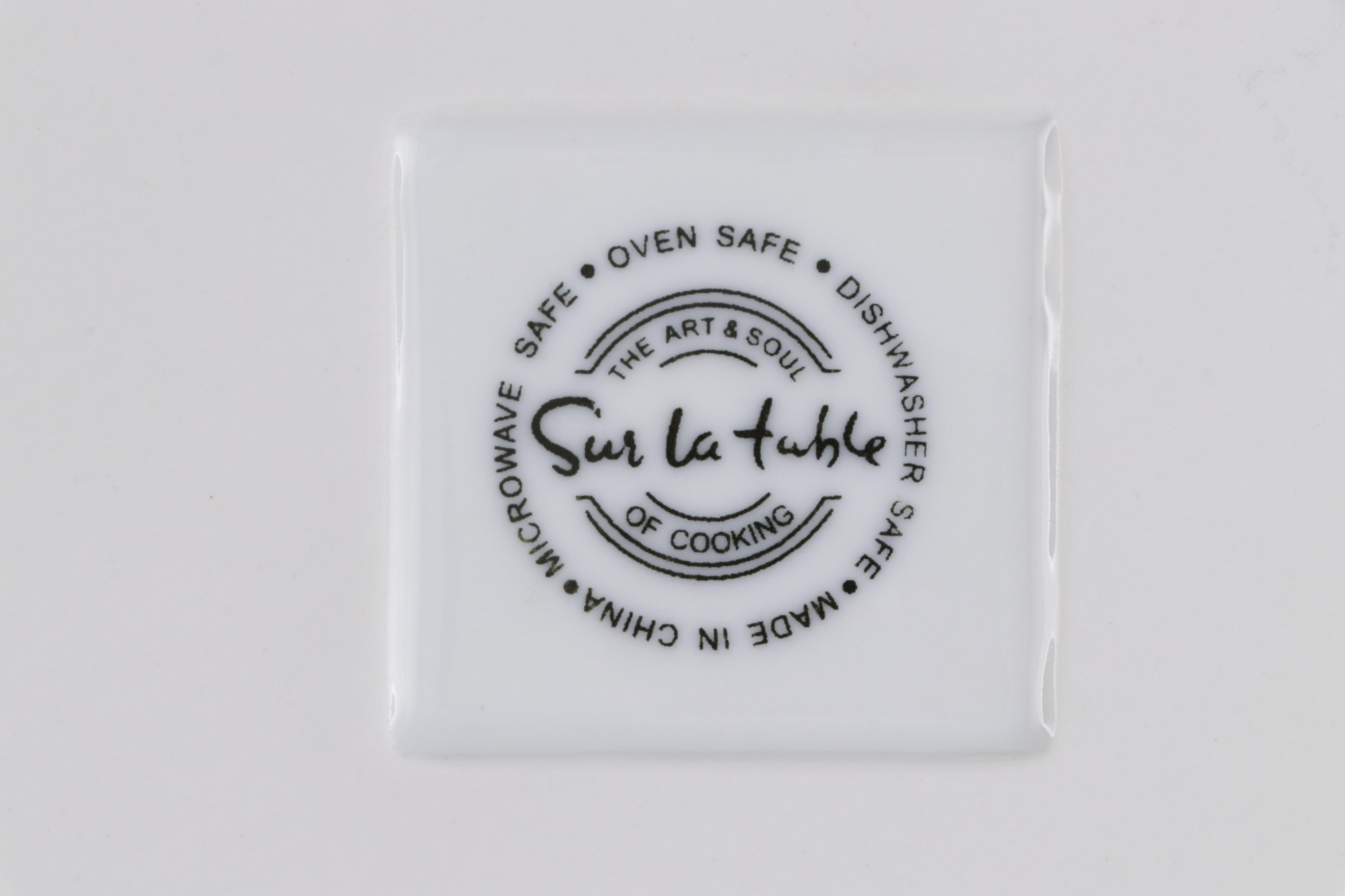 Sur La Table, Pillivuyt, Apilco and HIC White Porcelain Bakeware