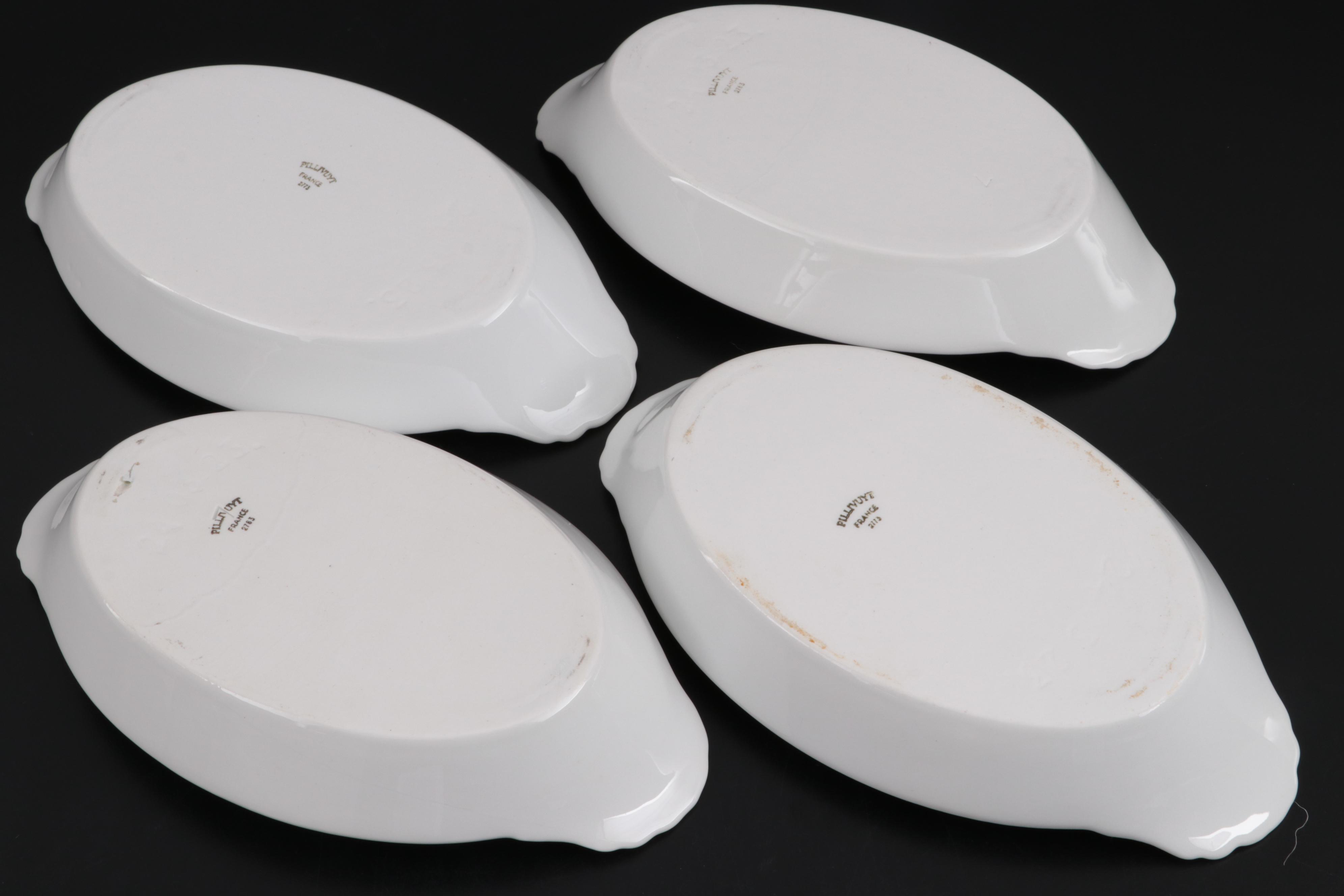 Sur La Table, Pillivuyt, Apilco and HIC White Porcelain Bakeware
